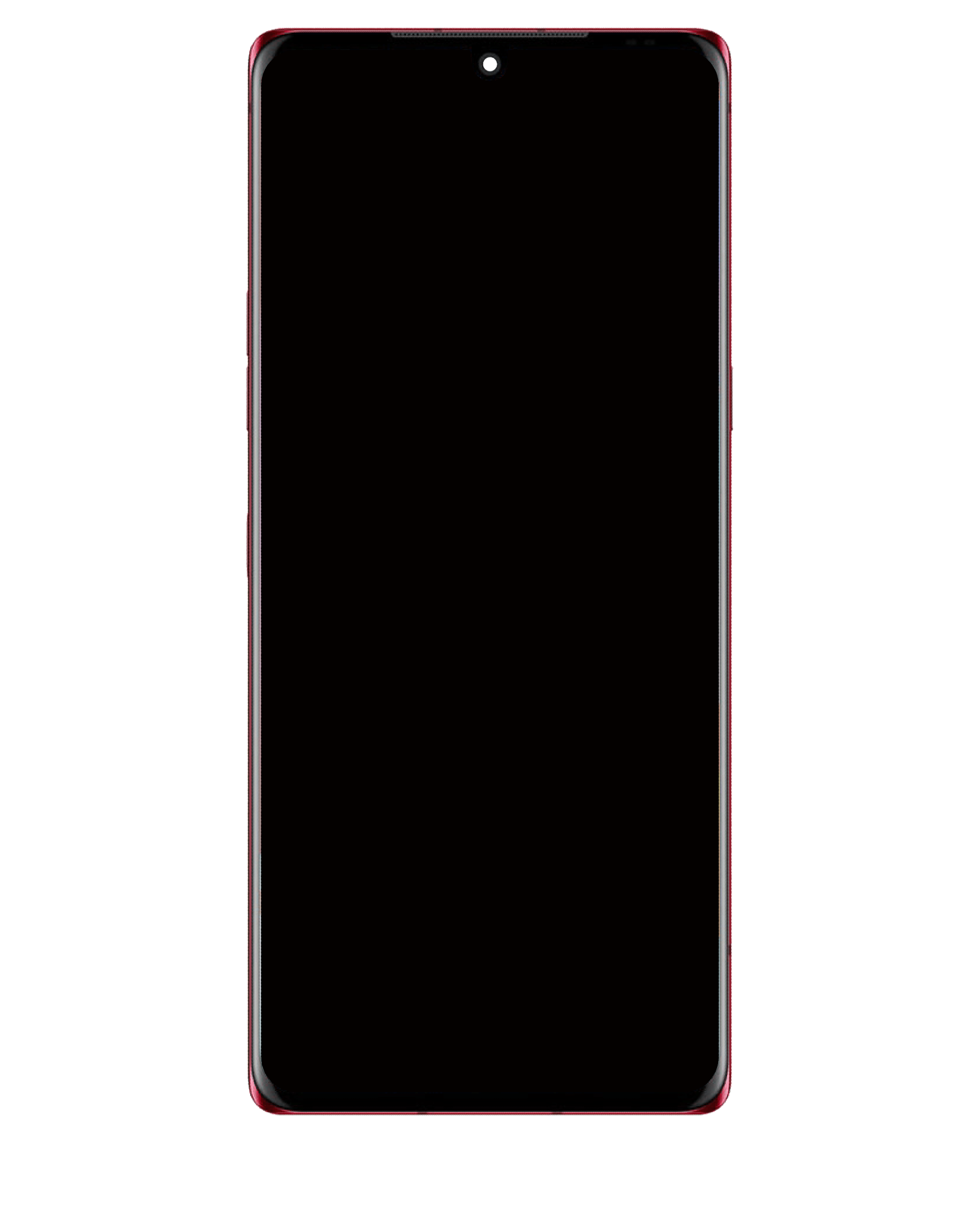 OLED Display mit Rahmen für LG Velvet 5G (Non-Verizon 5G UW Rahmen) (professionell aufgearbeitet) (Red (Rot)) – Bild 3
