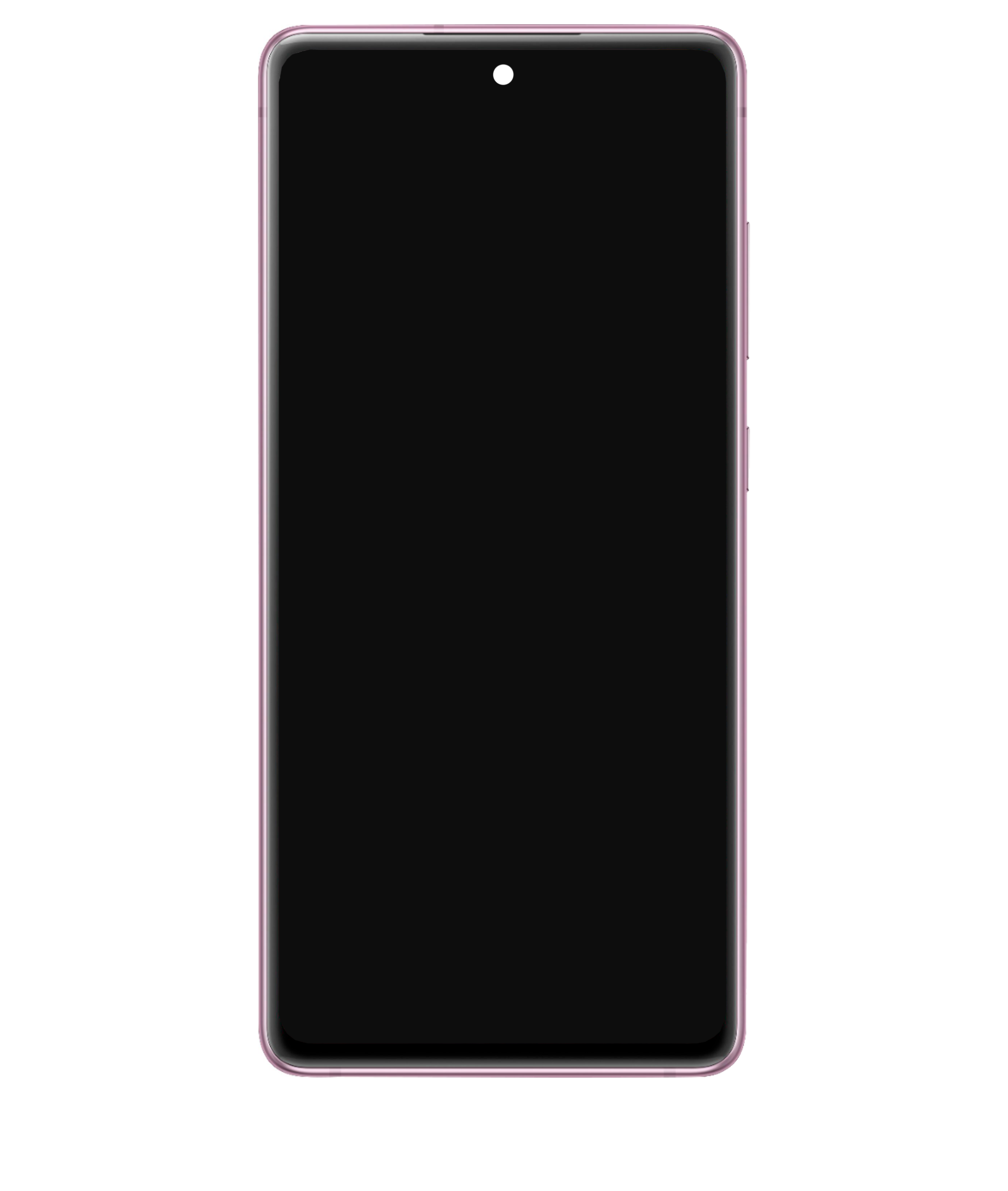 OLED Display mit Rahmen für Samsung Galaxy S20 FE 4G / 5G (professionell aufgearbeitet) (Cloud Lavender) – Bild 2