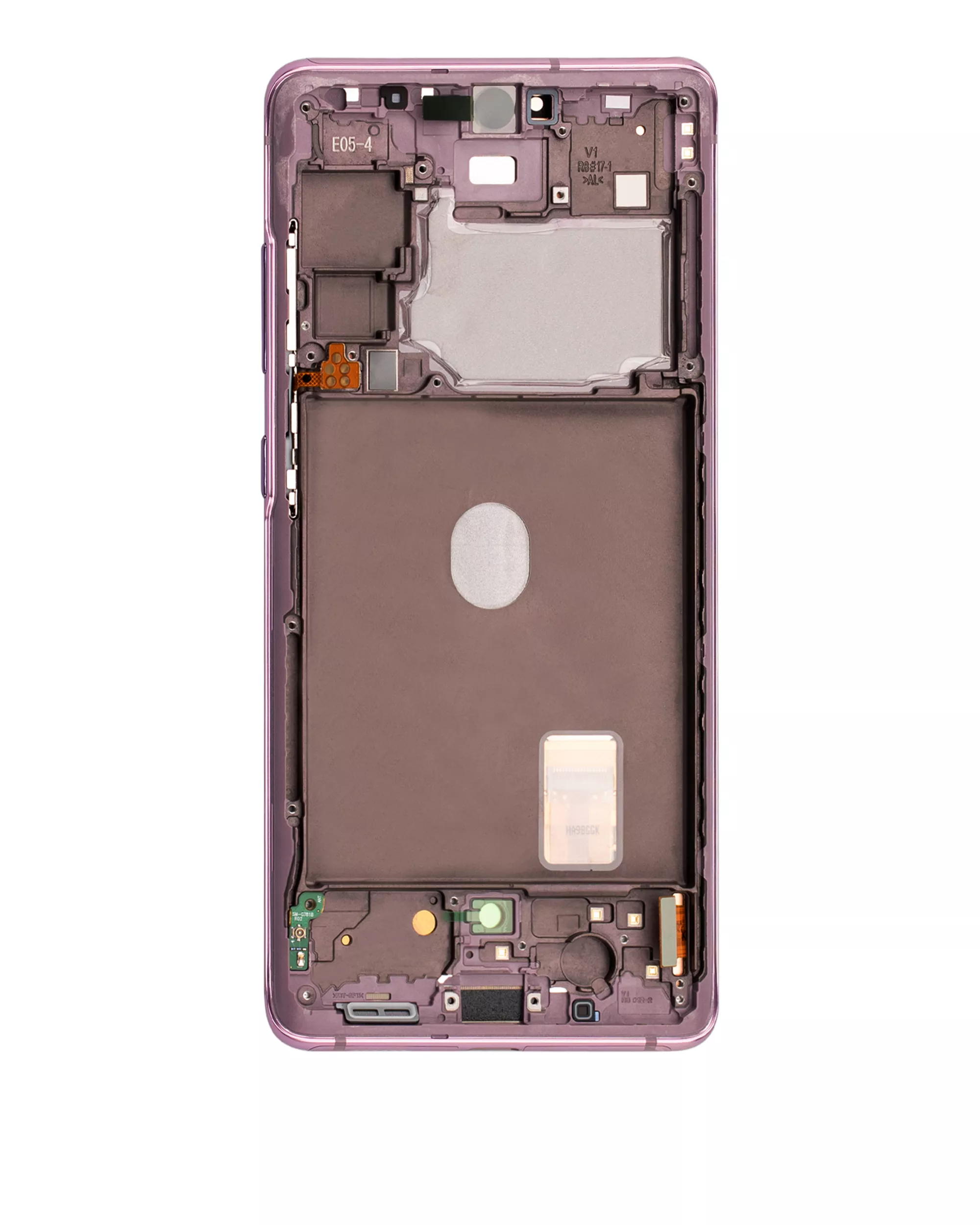 OLED Display mit Rahmen für Samsung Galaxy S20 FE 4G / 5G (Service Pack) (Cloud Lavender) – Bild 2