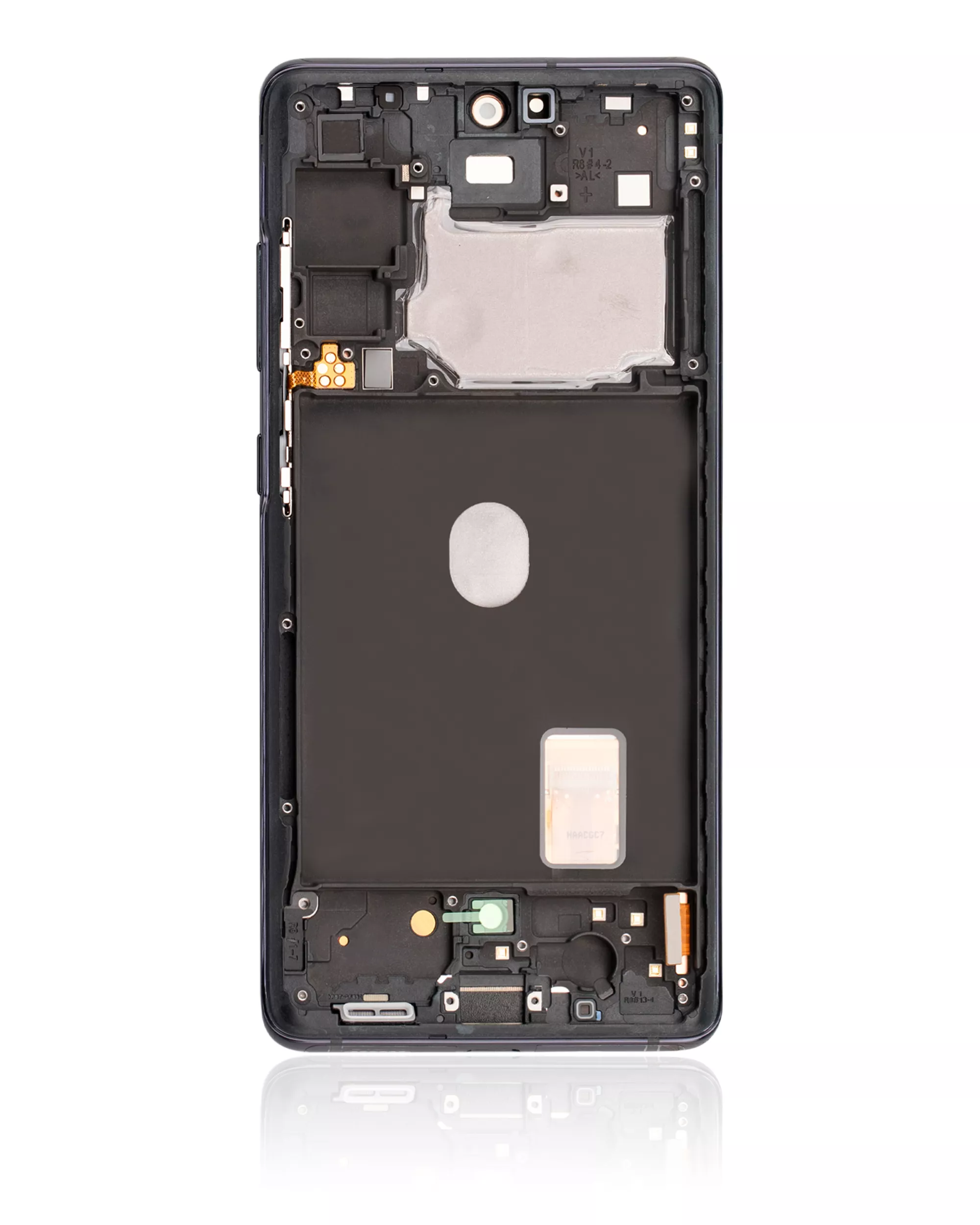 OLED Display mit Rahmen für Samsung Galaxy S20 FE 4G / 5G (Service Pack) (Cloud Navy) – Bild 2