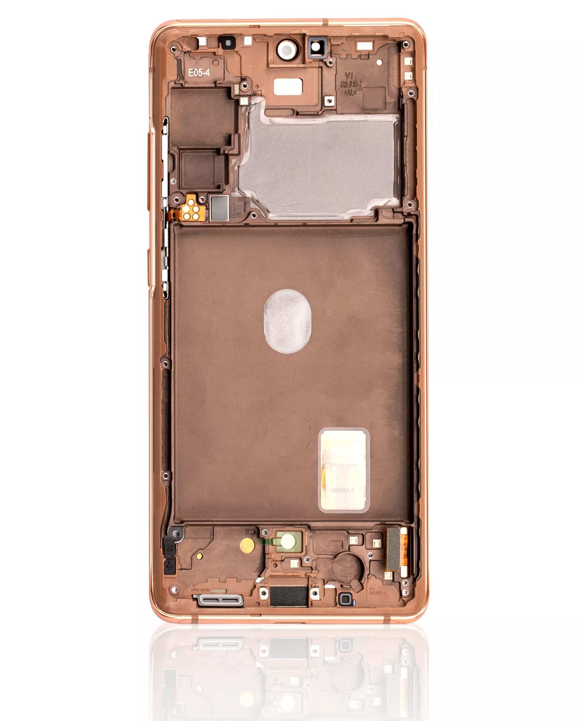 OLED Display mit Rahmen für Samsung Galaxy S20 FE 4G / 5G (Service Pack) (Cloud Orange) – Bild 2