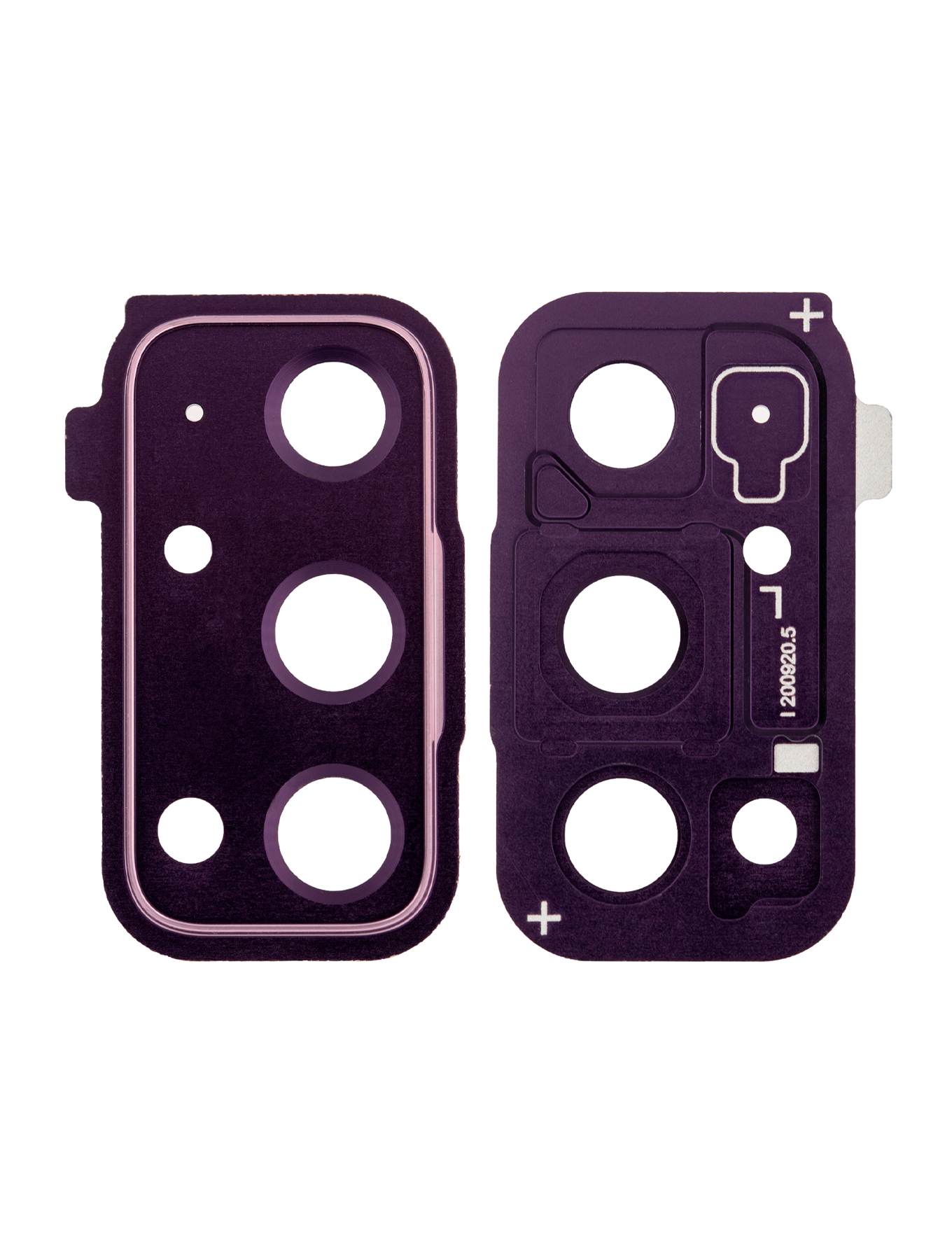 Rückkamera-Glas mit Abdeckung Blendenring für Samsung Galaxy S20 FE 4G / 5G (Purple (Violett)) – Bild 3