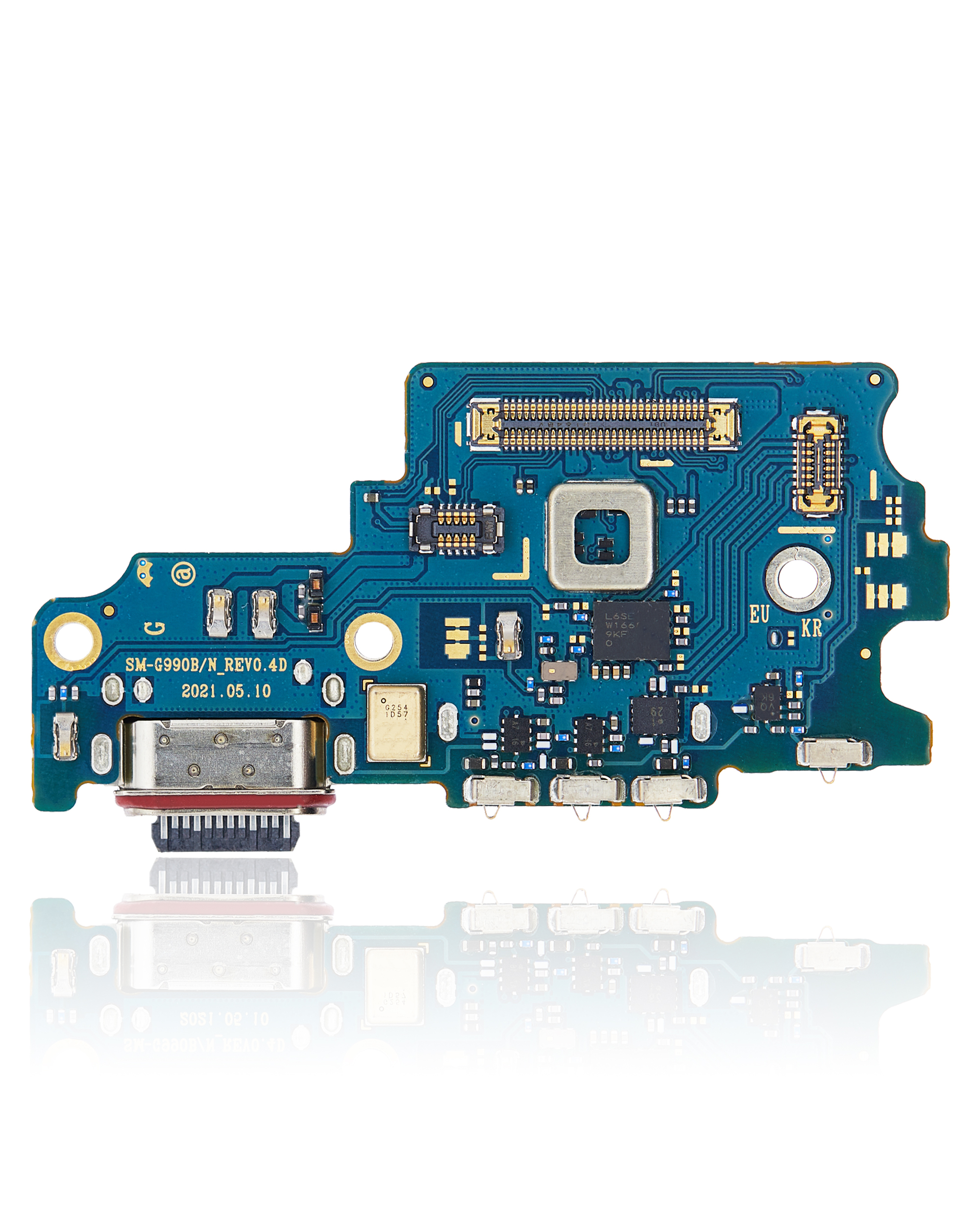 Ladebuchse mit SIM-Kartenleser für Samsung Galaxy S21 FE 5G (G990B/N) (International Version) (Premium) – Bild 4