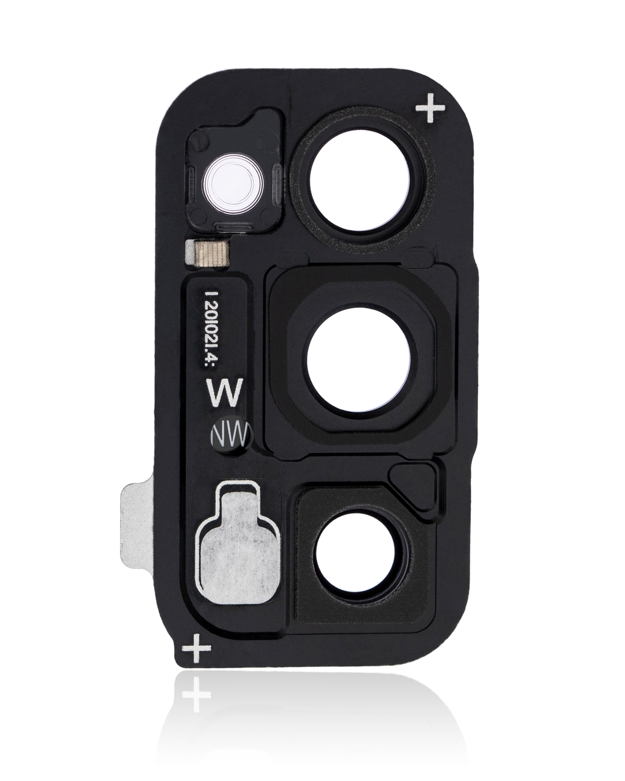 Rückkamera-Glas mit Abdeckung Blendenring für Samsung Galaxy S20 FE 5G (Cloudy White) – Bild 3
