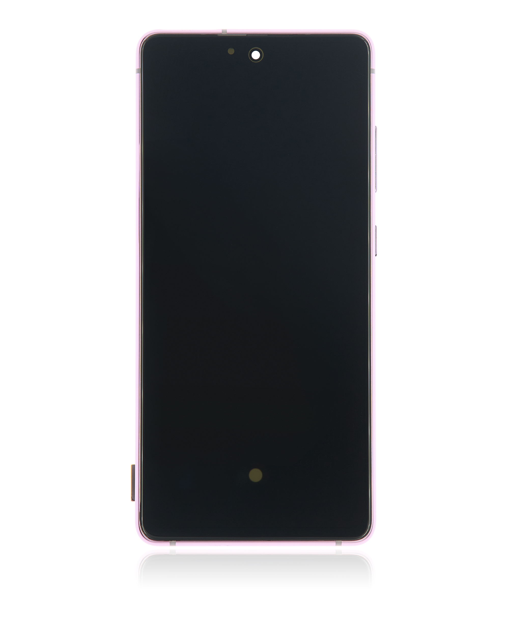 OLED Display mit Rahmen für Samsung Galaxy S20 FE 4G / 5G (Aftermarket Plus) (Cloud Lavender) – Bild 3
