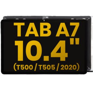 LCD Display ohne Rahmen für Samsung Galaxy Tab A7 10.4" (T500 / T503/ T505 / T507) (2020) (professionell aufgearbeitet) (Black (Schwarz))