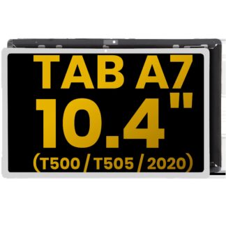 LCD Display ohne Rahmen für Samsung Galaxy Tab A7 10.4" (T500 / T505 / T507) (2020) (professionell aufgearbeitet) (White (Weiß))