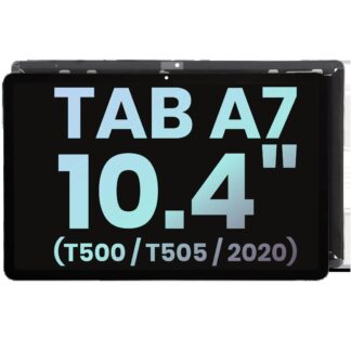 LCD Display ohne Rahmen für Samsung Galaxy Tab A7 10.4" (T500 / T505 / T507) (2020) (Service Pack) (Black (Schwarz))