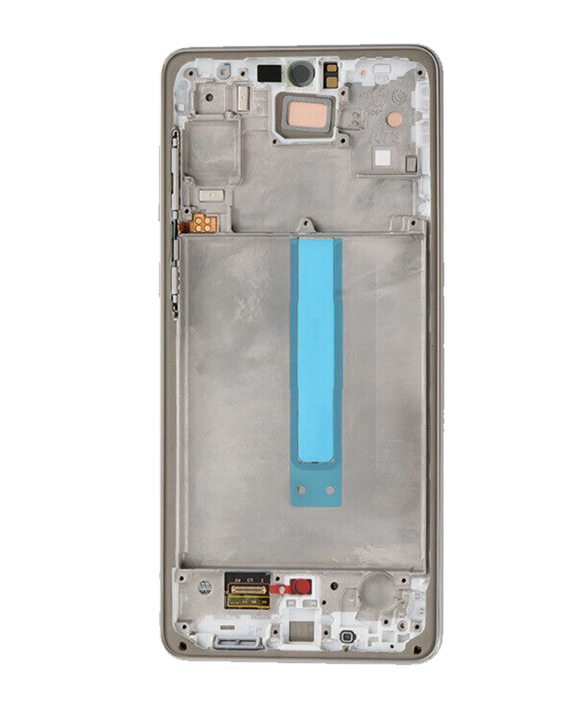 OLED Display mit Rahmen für Samsung Galaxy A73 5G (A736 / 2022) (Service Pack) (White (Weiß)) – Bild 4