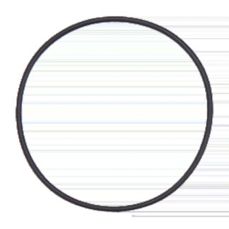 Rückkamera-Glas O-Ring Gasket für iPhone X / XS / XS Max (100er-Pack)