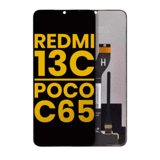 LCD Display ohne Rahmen für Xiaomi Redmi 13C 4G / Xiaomi Poco C65 (professionell aufgearbeitet)