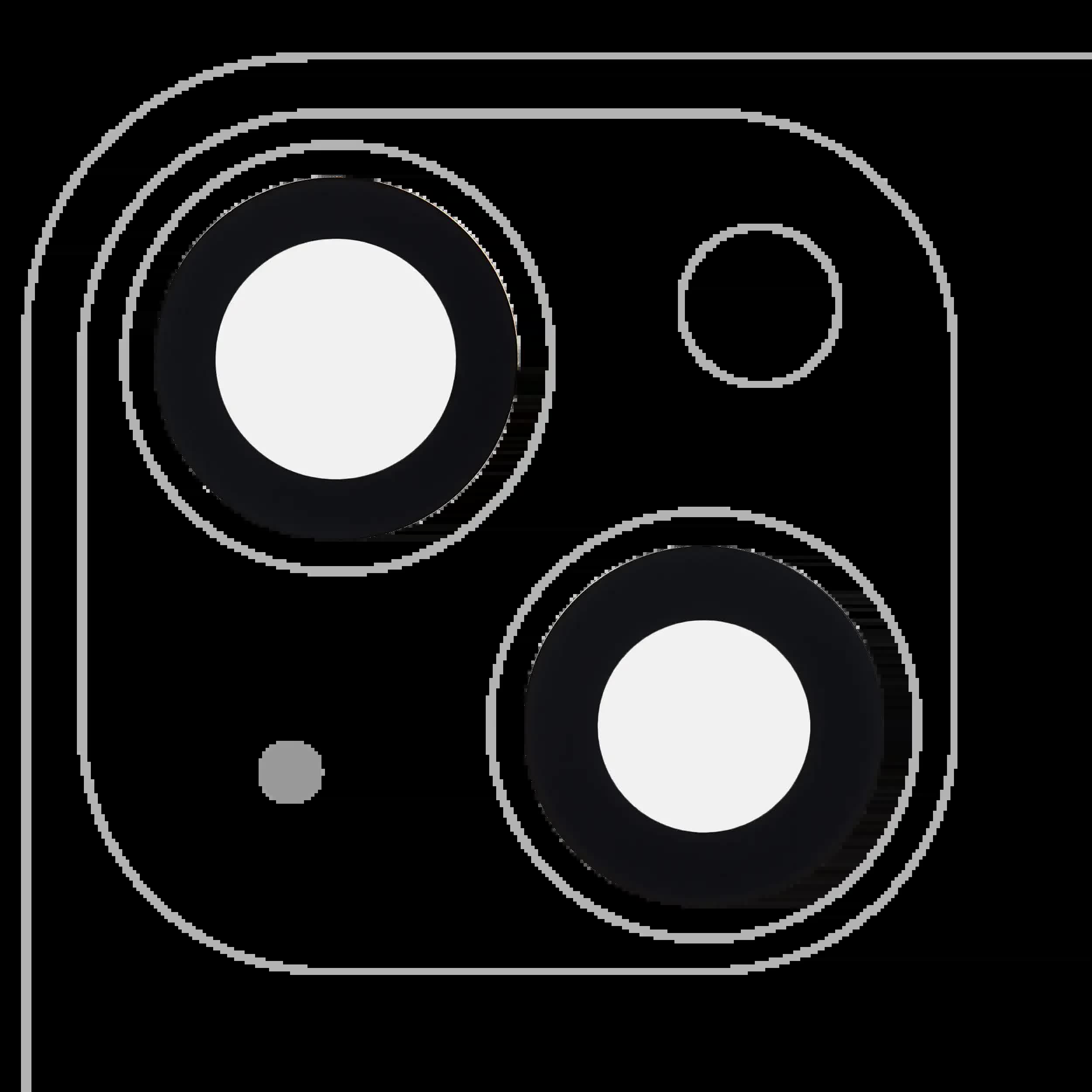Rückkamera-Glas (nur Glas) mit Klebefolie für iPhone 13 / 13 Mini (2-teiliges Set) (Aftermarket Plus)