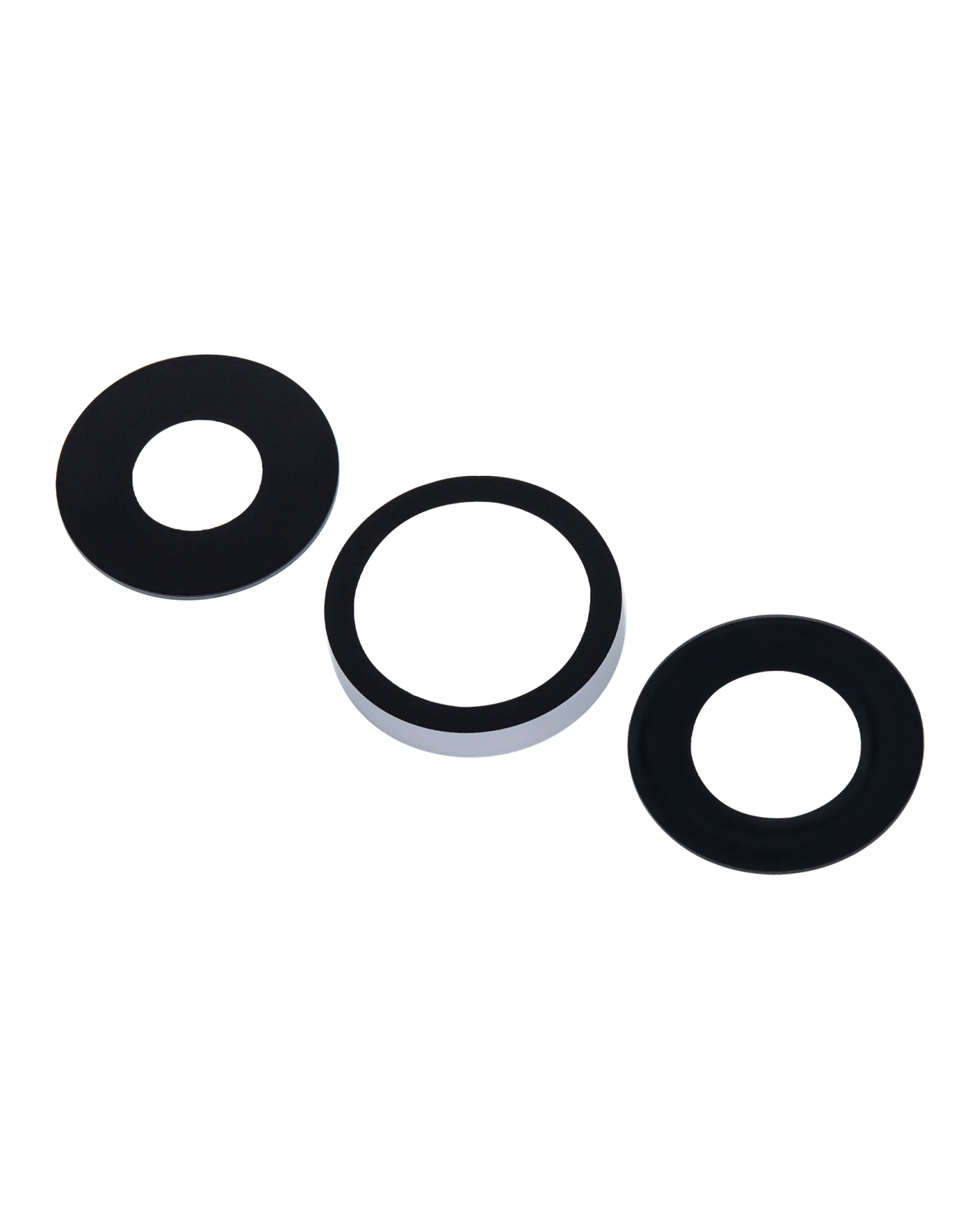 Rückkamera-Glas (nur Glas) mit Klebefolie für iPhone 13 Pro / 13 Pro Max (3-teiliges Set) (Aftermarket Plus) – Bild 3
