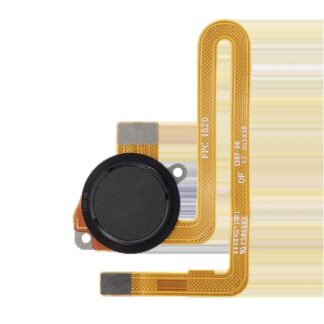 Fingerabdrucksensor mit Flexkabel für Motorola Moto G8 Power (XT2041-1 / XT2041-3 / 2020) (Smoke Black)