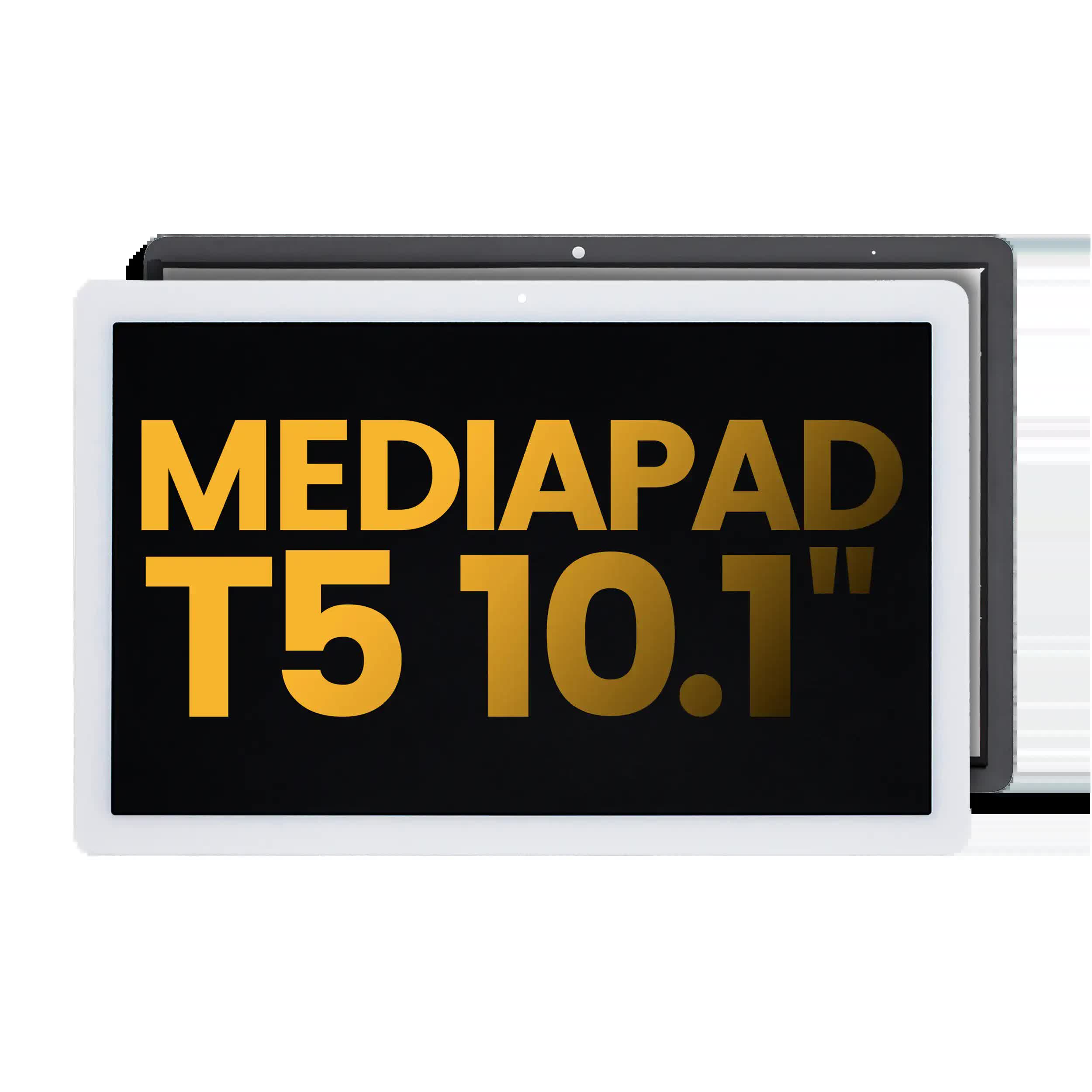 LCD Display ohne Rahmen für Huawei MediaPad T5 10.1" (WiFi Version) (professionell aufgearbeitet) (White (Weiß))