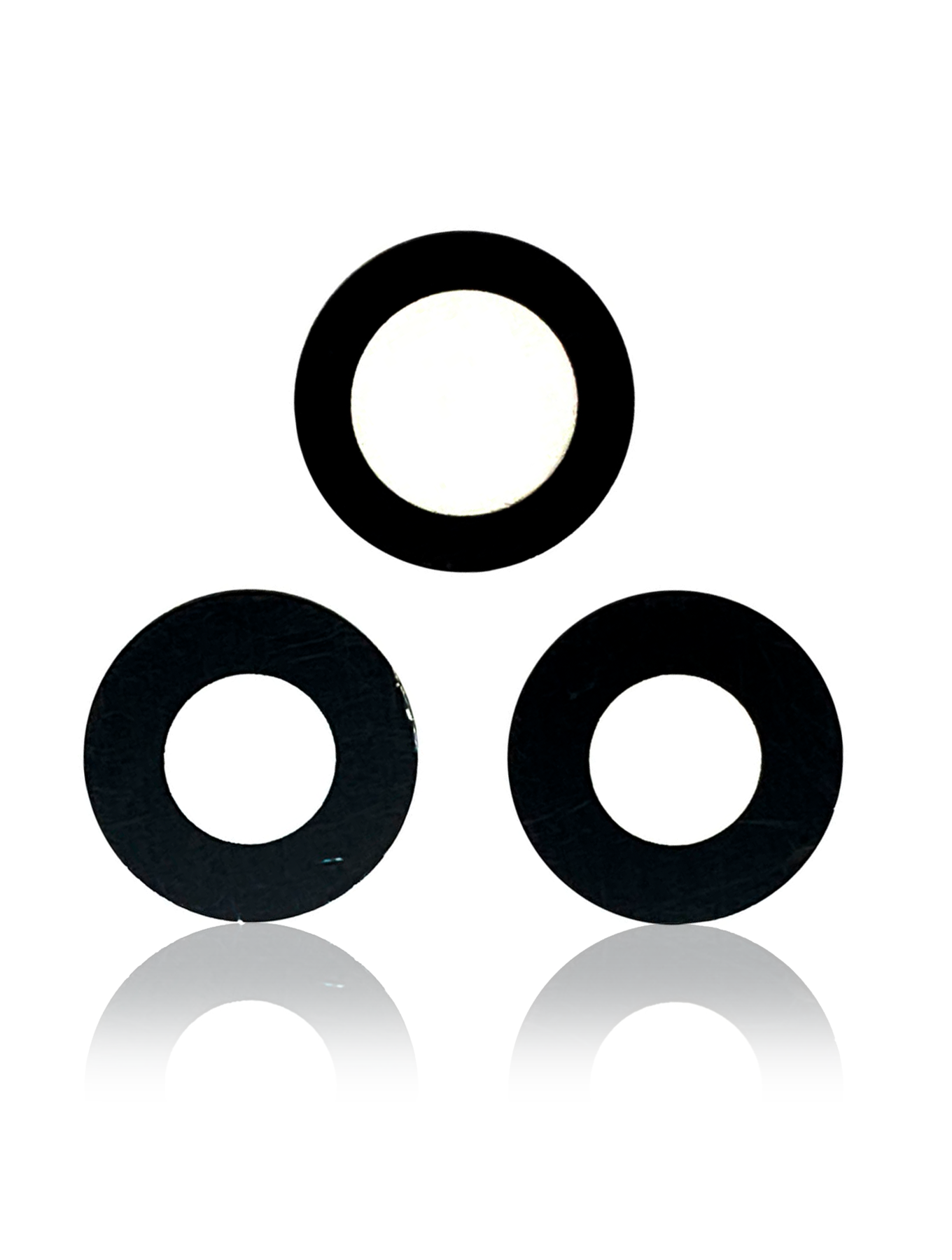 Rückkamera-Glas (nur Glas) mit Klebefolie für iPhone 12 Pro (3-teiliges Set) (Aftermarket Plus) – Bild 2