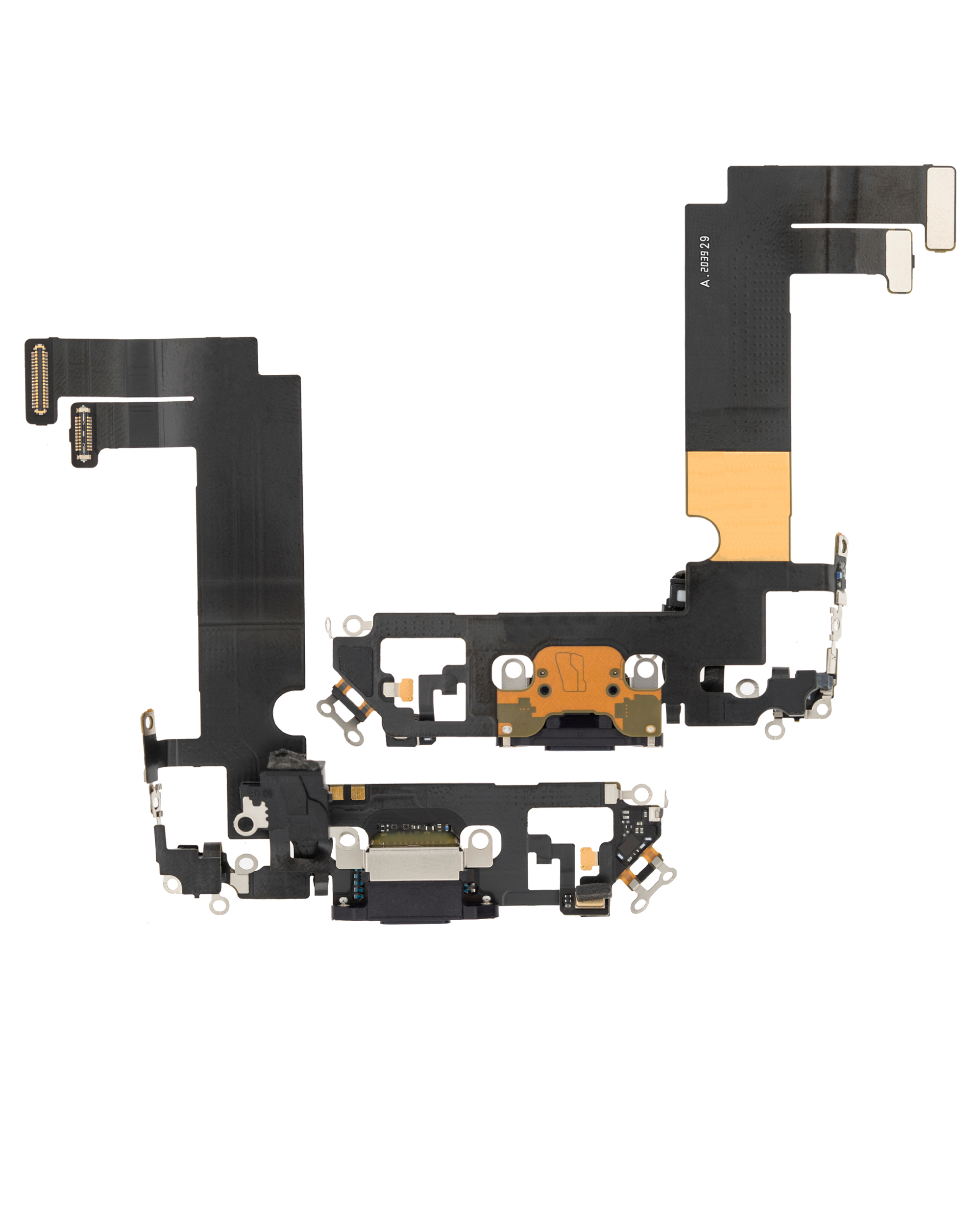 Ladebuchse Flexkabel für iPhone 12 Mini (Premium) (Black (Schwarz)) – Bild 2