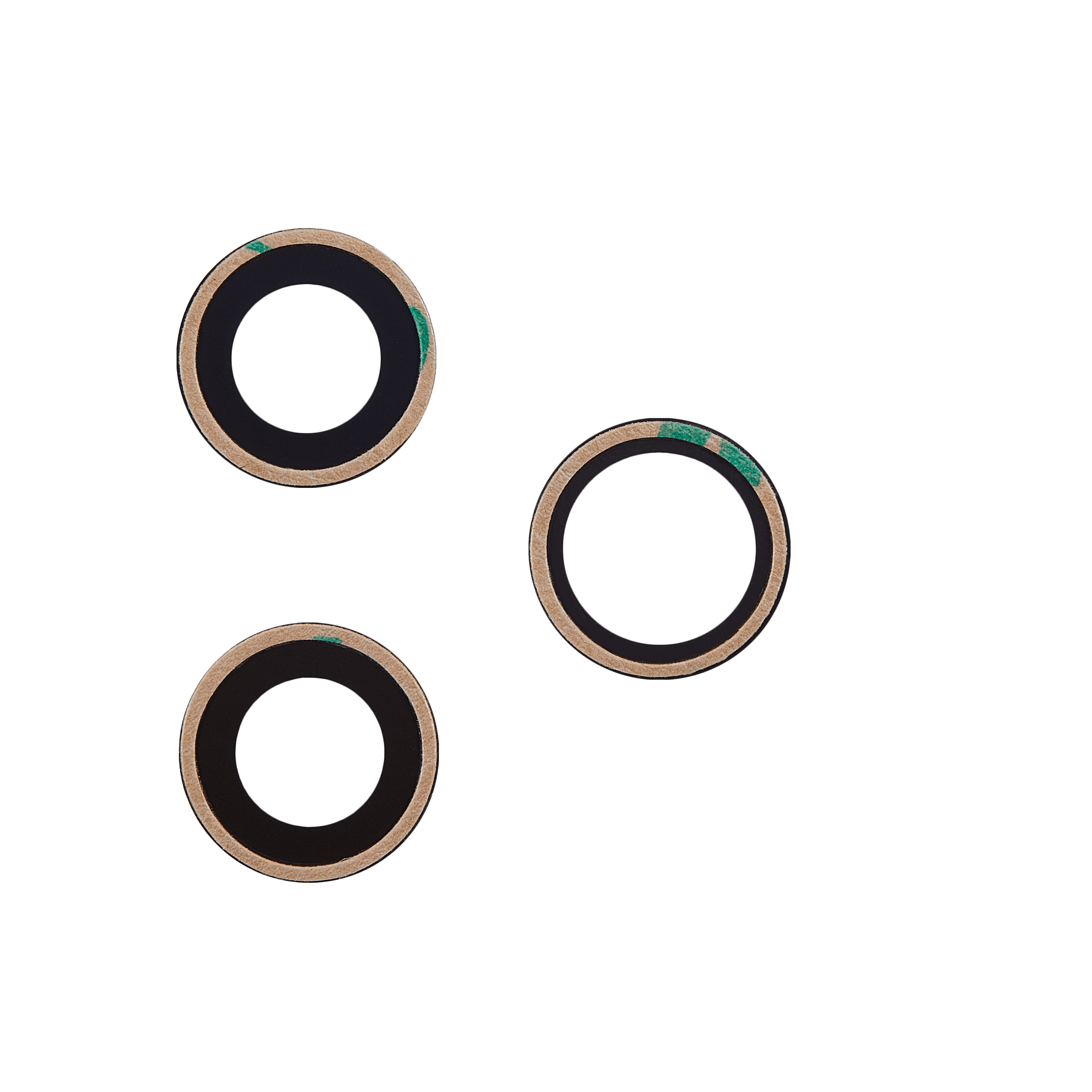 Rückkamera-Glas (nur Glas) mit Klebefolie für iPhone 12 Pro (3-teiliges Set) (Aftermarket Plus) (10er-Pack) – Bild 2