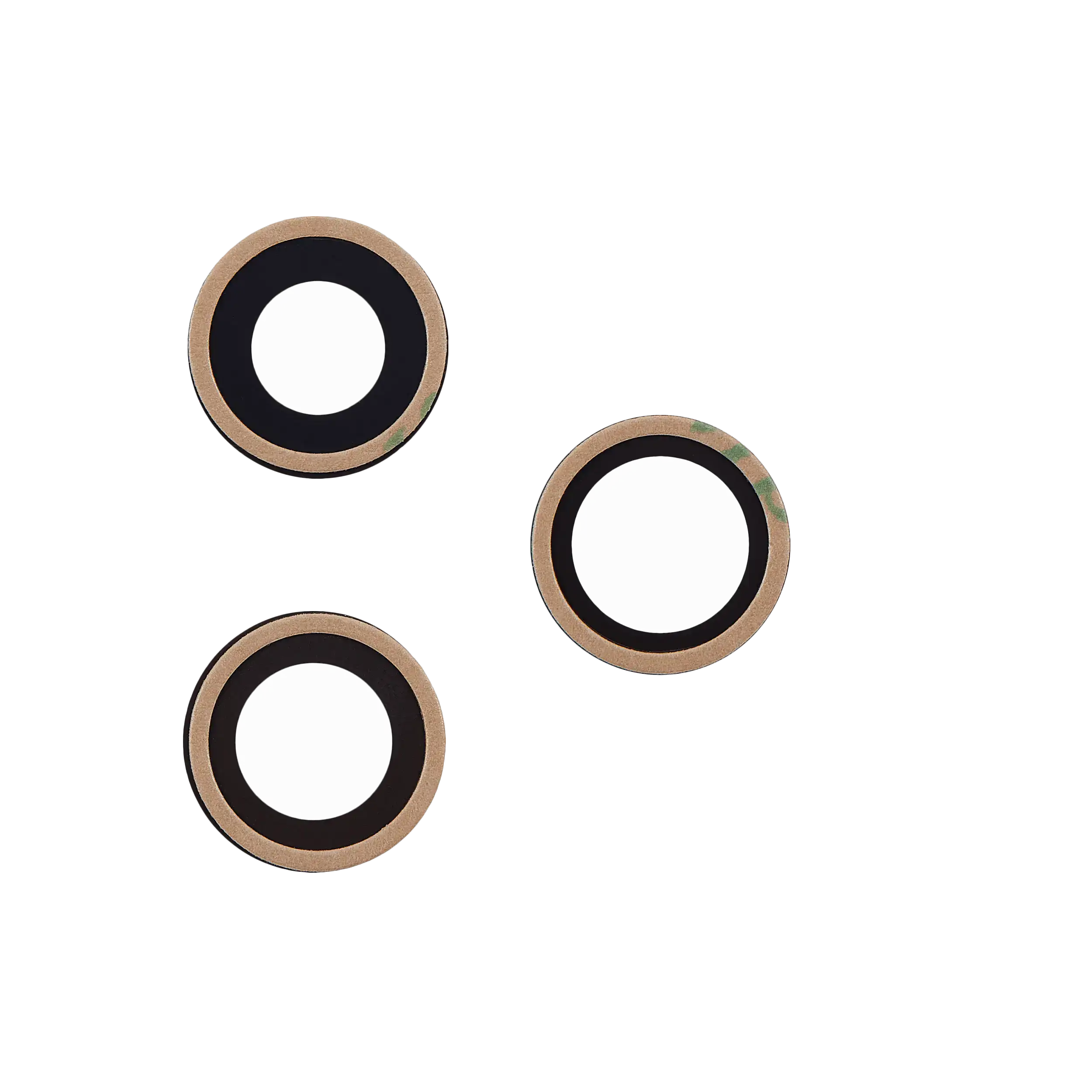 Rückkamera-Glas (nur Glas) mit Klebefolie für iPhone 12 Pro Max (3-teiliges Set) (Aftermarket Plus) (10er-Pack) – Bild 2