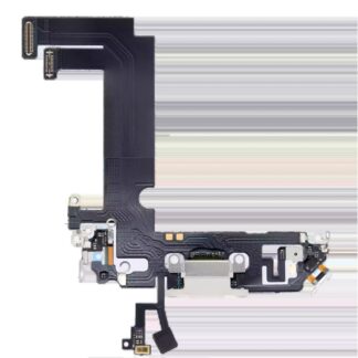 Ladebuchse Flexkabel für iPhone 12 Mini (Premium) (White (Weiß))