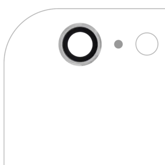 Rückkamera-Glas mit Halterung und Blende für iPhone 12 Pro (3-teiliges Set) (Real Sapphire) (Premium) (Graphite)