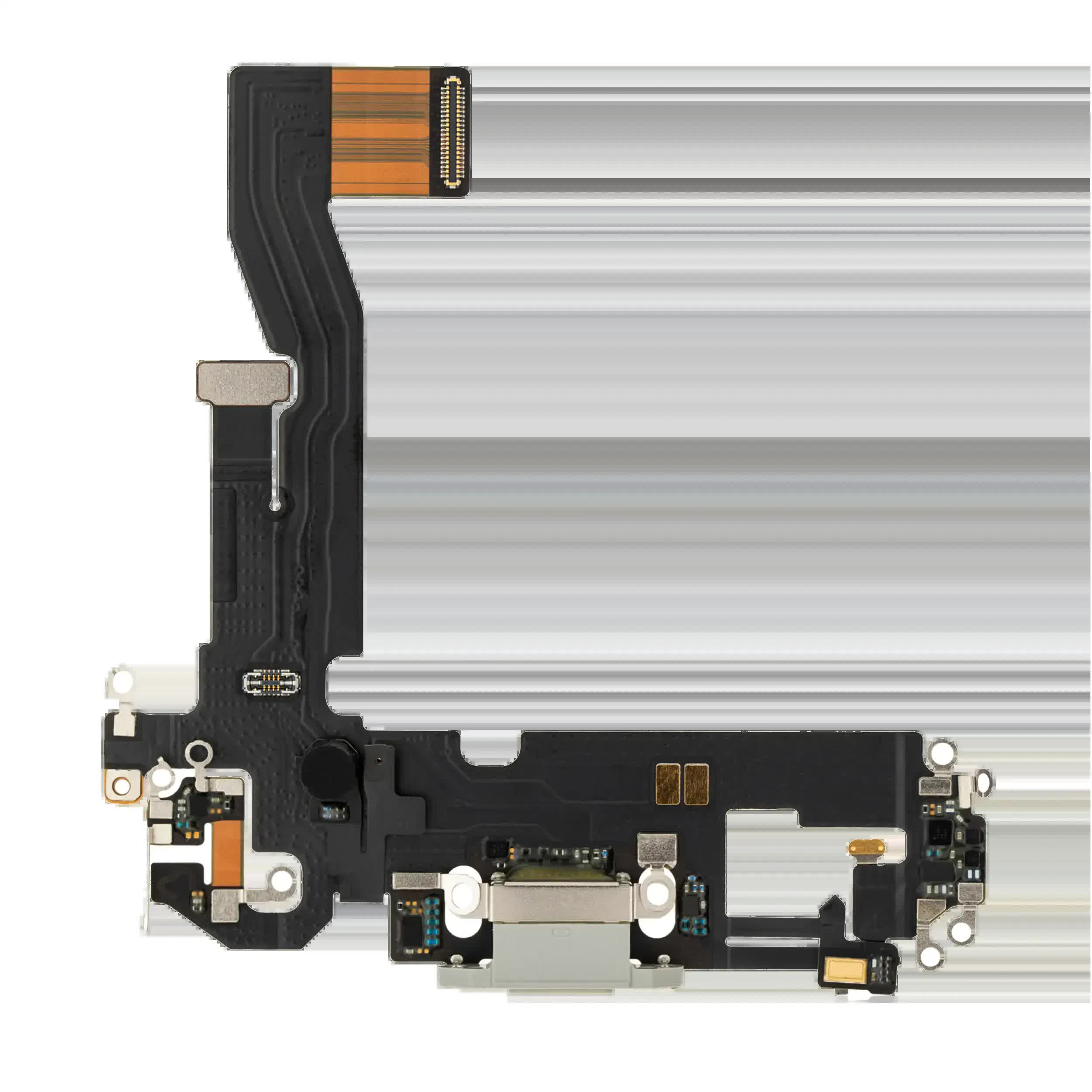 Ladebuchse Flexkabel für iPhone 12 Pro (Premium) (Silver (Silber))