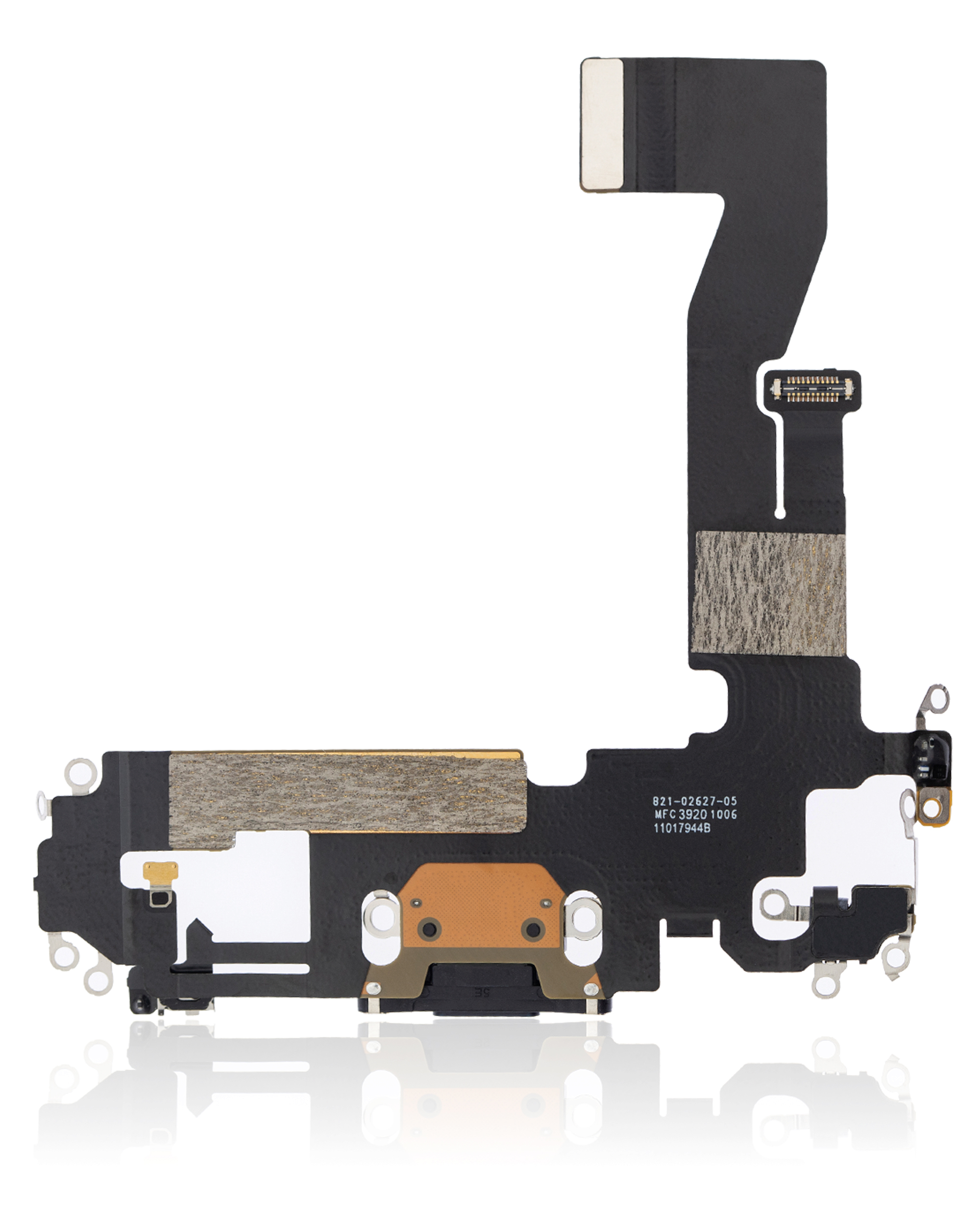 Ladebuchse Flexkabel für iPhone 12 / 12 Pro (Premium) (Graphite) – Bild 3