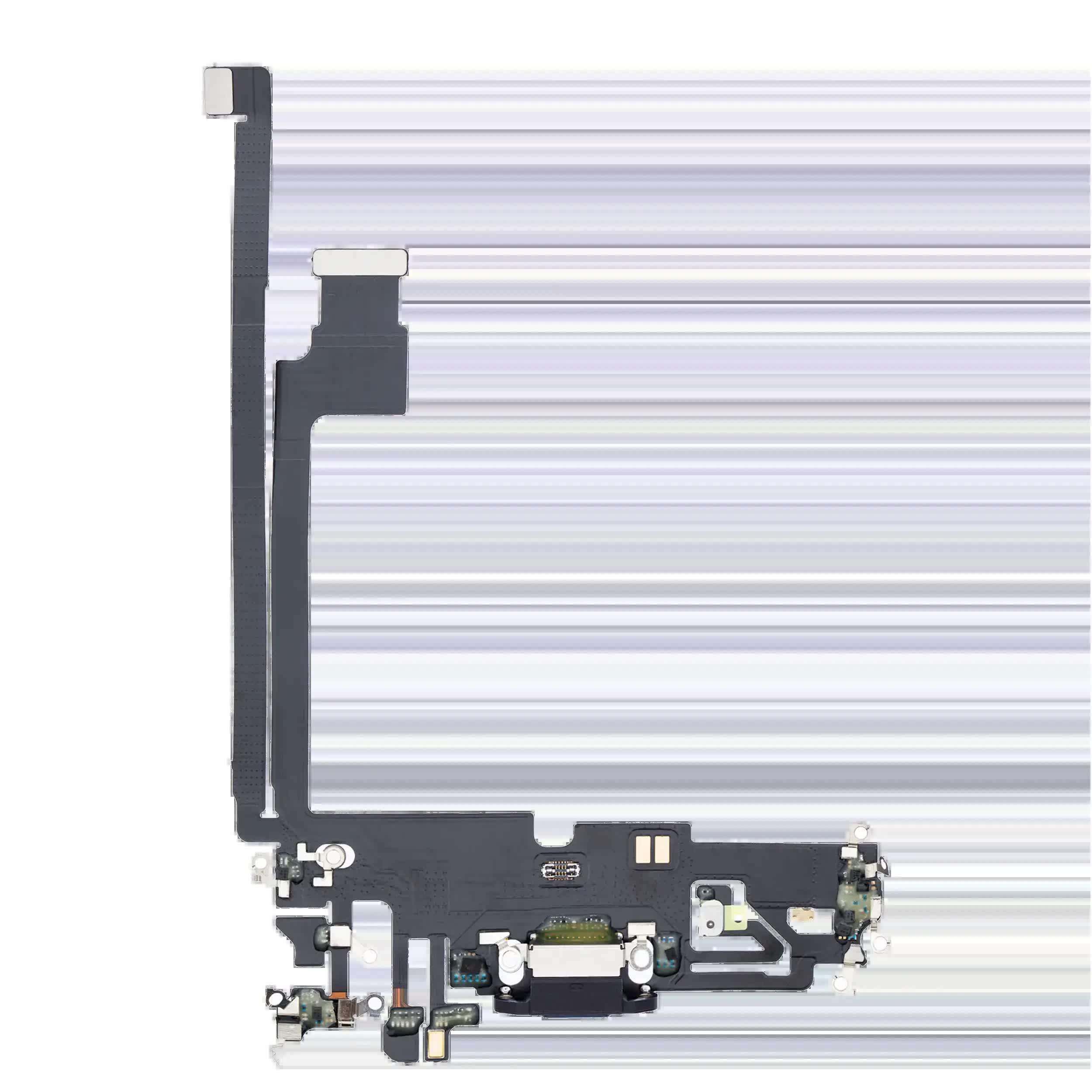 Ladebuchse Flexkabel für iPhone 12 Pro Max (Premium) (Graphite)
