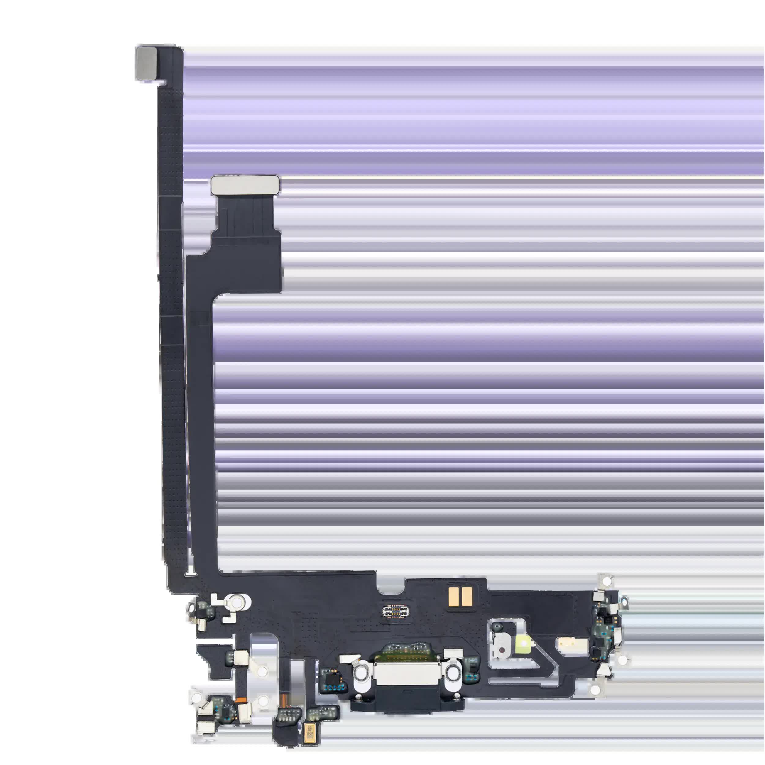 Ladebuchse Flexkabel für iPhone 12 Pro Max (Premium) (Pacific Blue)