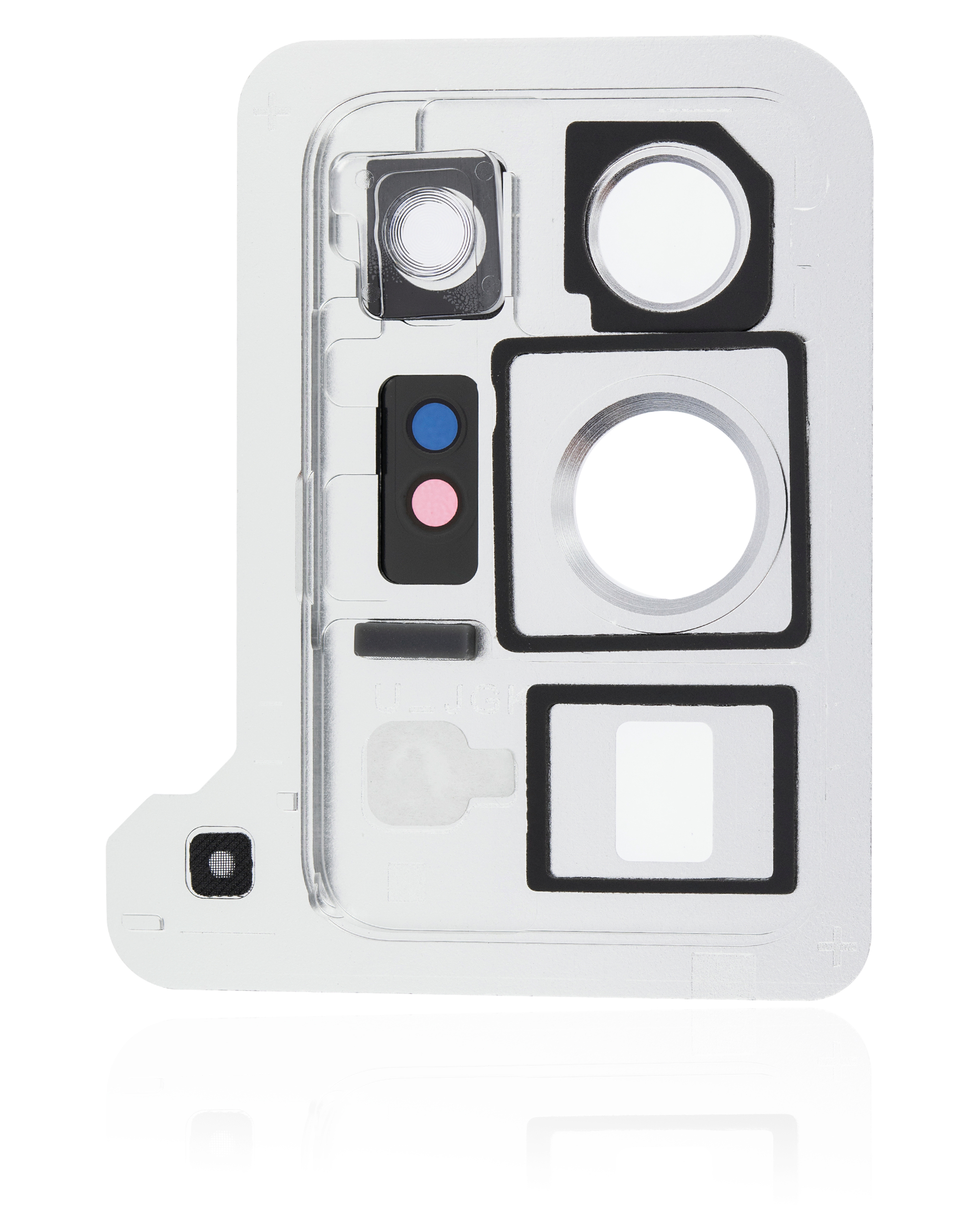 Rückkamera-Glas mit Abdeckung Blendenring für Samsung Galaxy Note 20 Ultra (Mystic White) – Bild 3
