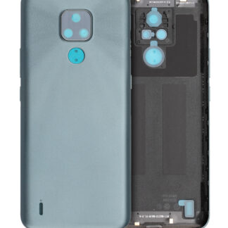 Rückdeckelglas für Motorola Moto E7 (XT2095 / 2020) (Mineral Gray)