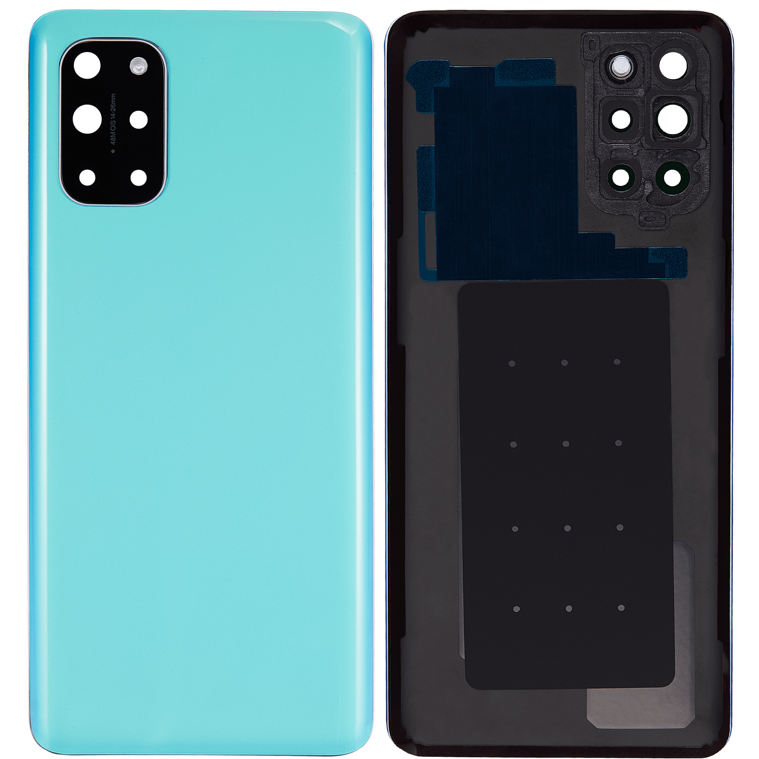 Rückdeckelglas mit Kameraglas für OnePlus 8T (Aftermarket Plus) (Aquamarine Green) – Bild 2