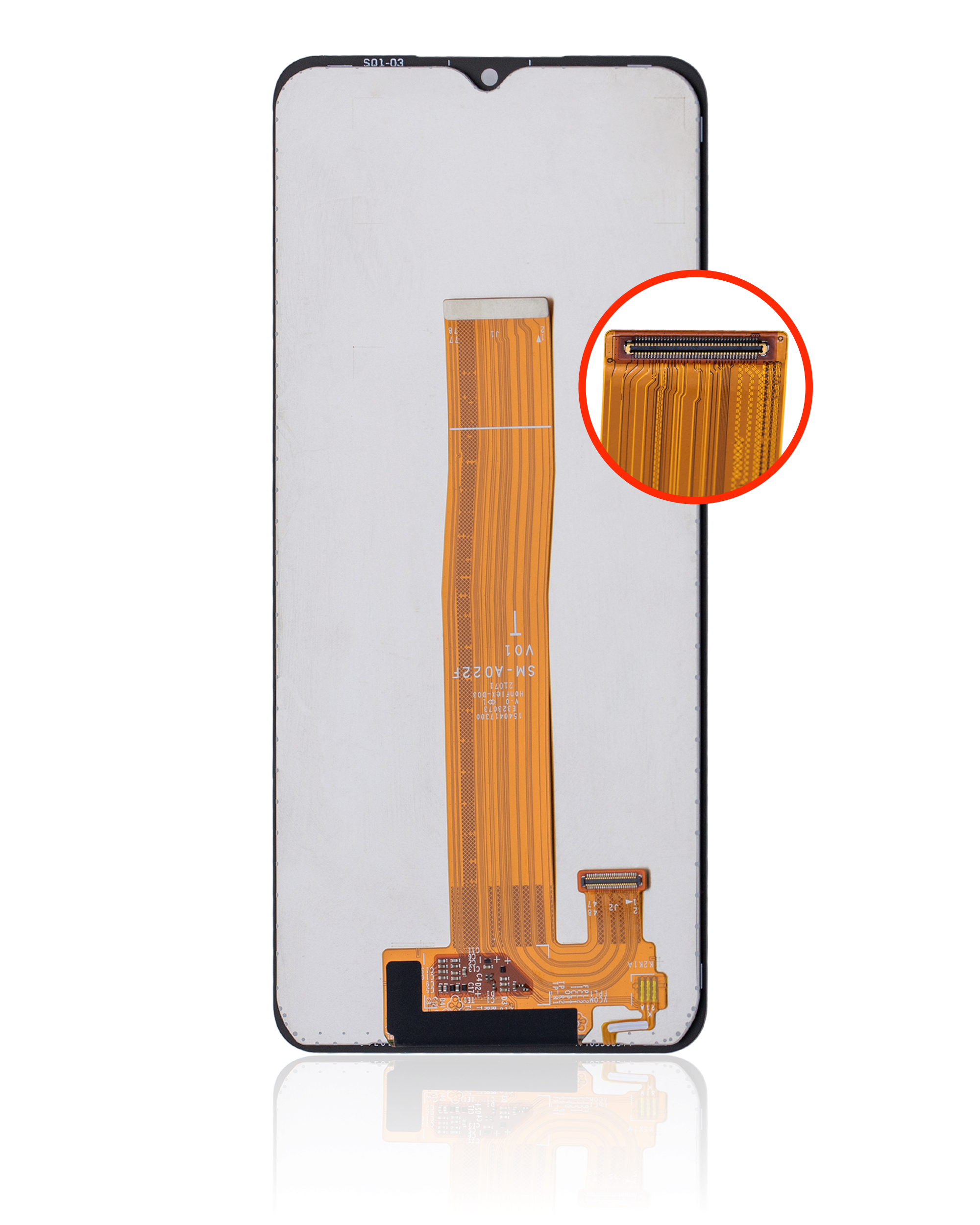 LCD Display ohne Rahmen für Samsung Galaxy A02 (A022 / 2020) (professionell aufgearbeitet) – Bild 2