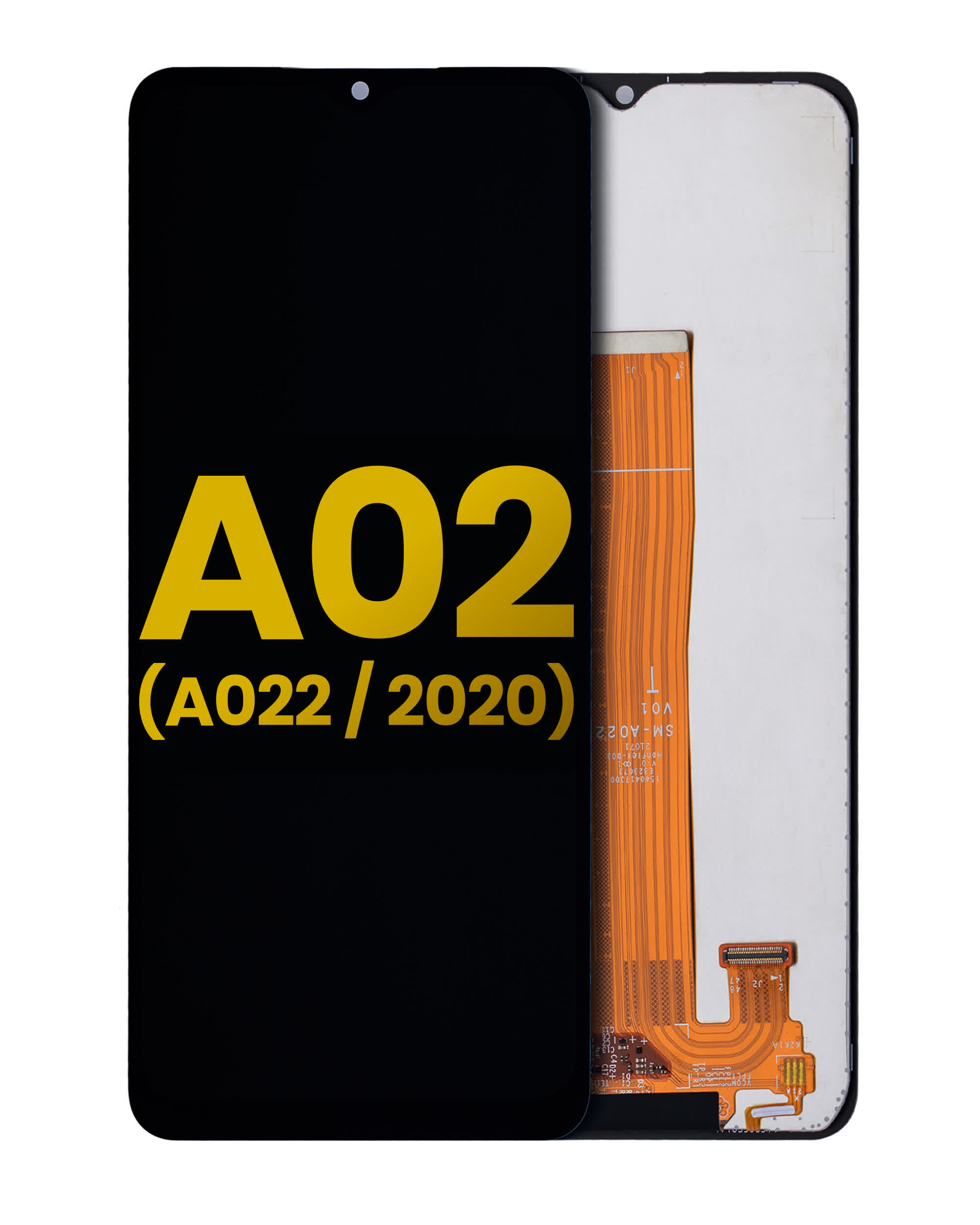 LCD Display ohne Rahmen für Samsung Galaxy A02 (A022 / 2020) (professionell aufgearbeitet)