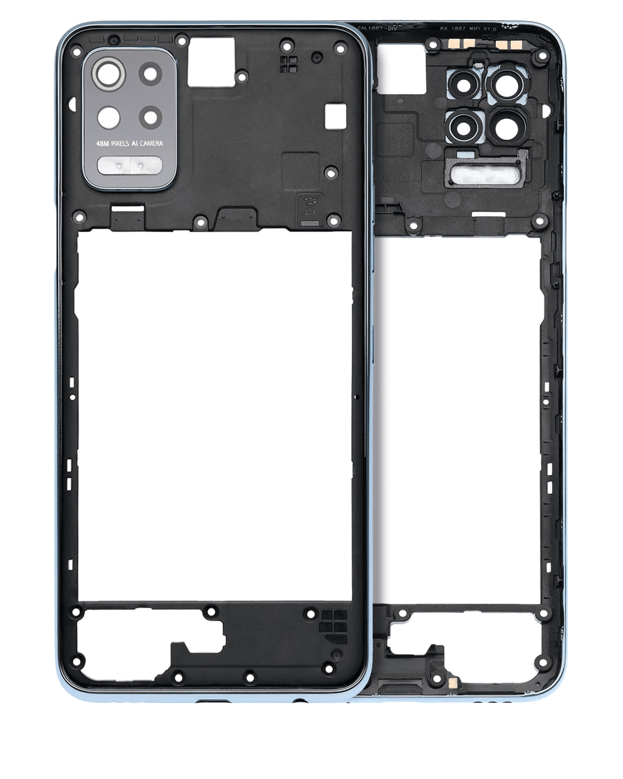 Rückgehäuse für LG K52 (2020) (Silver (Silber))