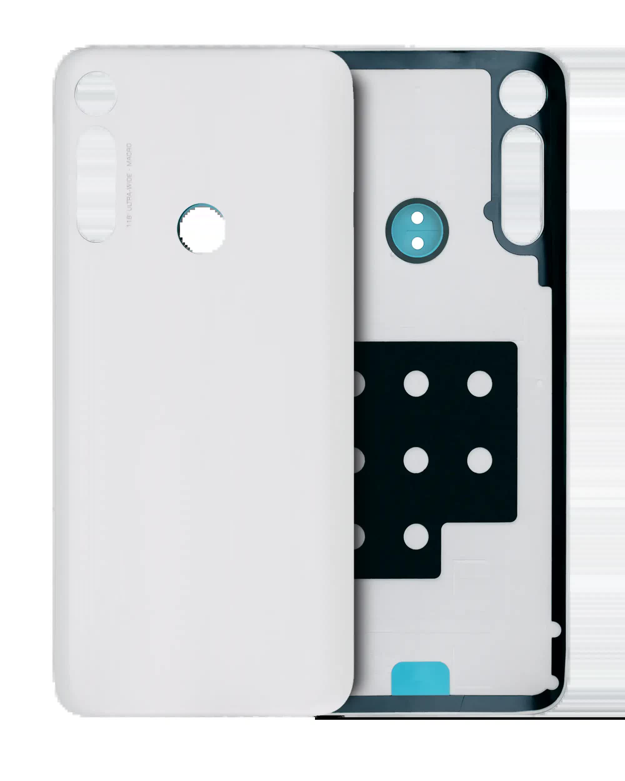 Rückdeckelglas für Motorola Moto G Fast (XT2045-3 / 2020) (Pearl White)