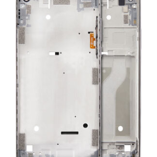 Mittelrahmen (mit Hard Taste) für Motorola Moto G Fast (XT2045-3 / 2020) (Pearl White)