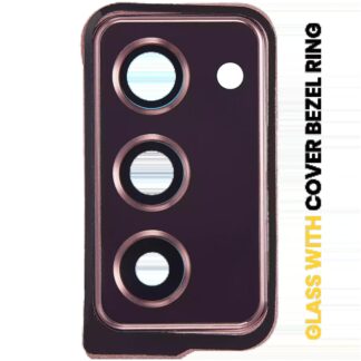 Rückkamera-Glas mit Abdeckung Blendenring für Samsung Galaxy Z Fold 2 5G (F916) (Mystic Bronze)