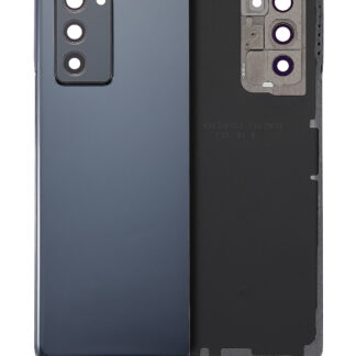 Rückdeckelglas mit Kameraglas für Samsung Galaxy Z Fold 2 5G (Aftermarket Plus) (Mystic Black)