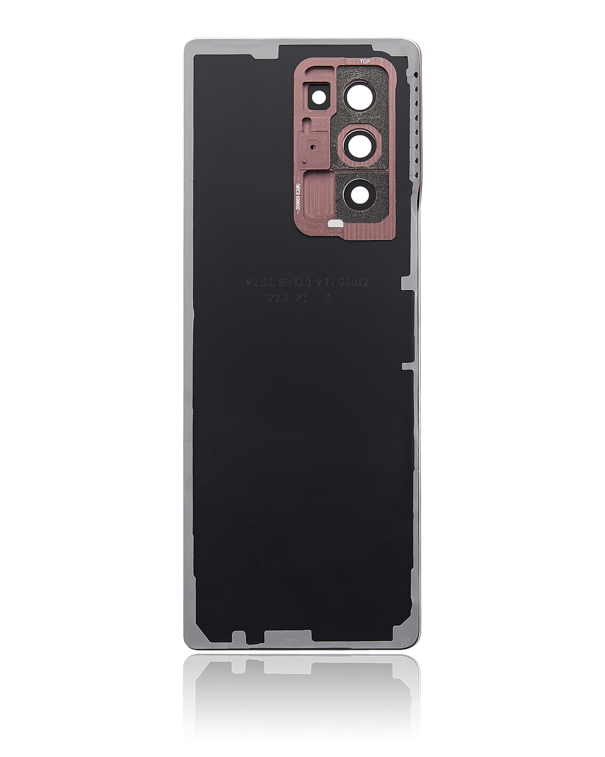 Rückdeckelglas mit Kameraglas für Samsung Galaxy Z Fold 2 5G (Aftermarket Plus) (Mystic Bronze) – Bild 4