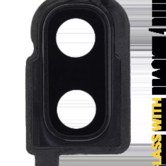 Rückkamera-Glas mit Halterung / Blende für Samsung Galaxy Z Flip 4G (F700) / Z Flip 5G (F707) (Mirror Black)