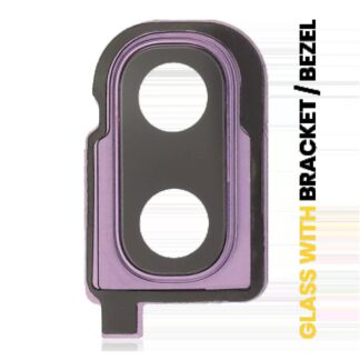 Rückkamera-Glas mit Halterung / Blende für Samsung Galaxy Z Flip 4G (F700) / Z Flip 5G (F707) (Mirror Purple)