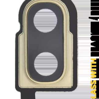 Rückkamera-Glas mit Halterung / Blende für Samsung Galaxy Z Flip 4G (F700) / Z Flip 5G (F707) (Mirror Gold)