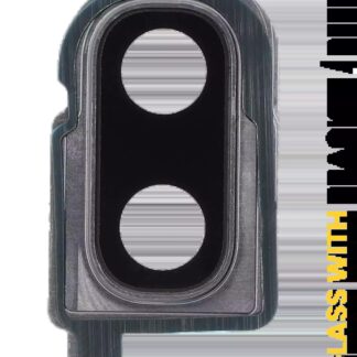 Rückkamera-Glas mit Halterung / Blende für Samsung Galaxy Z Flip 4G (F700) / Z Flip 5G (F707) (Mystic Gray)