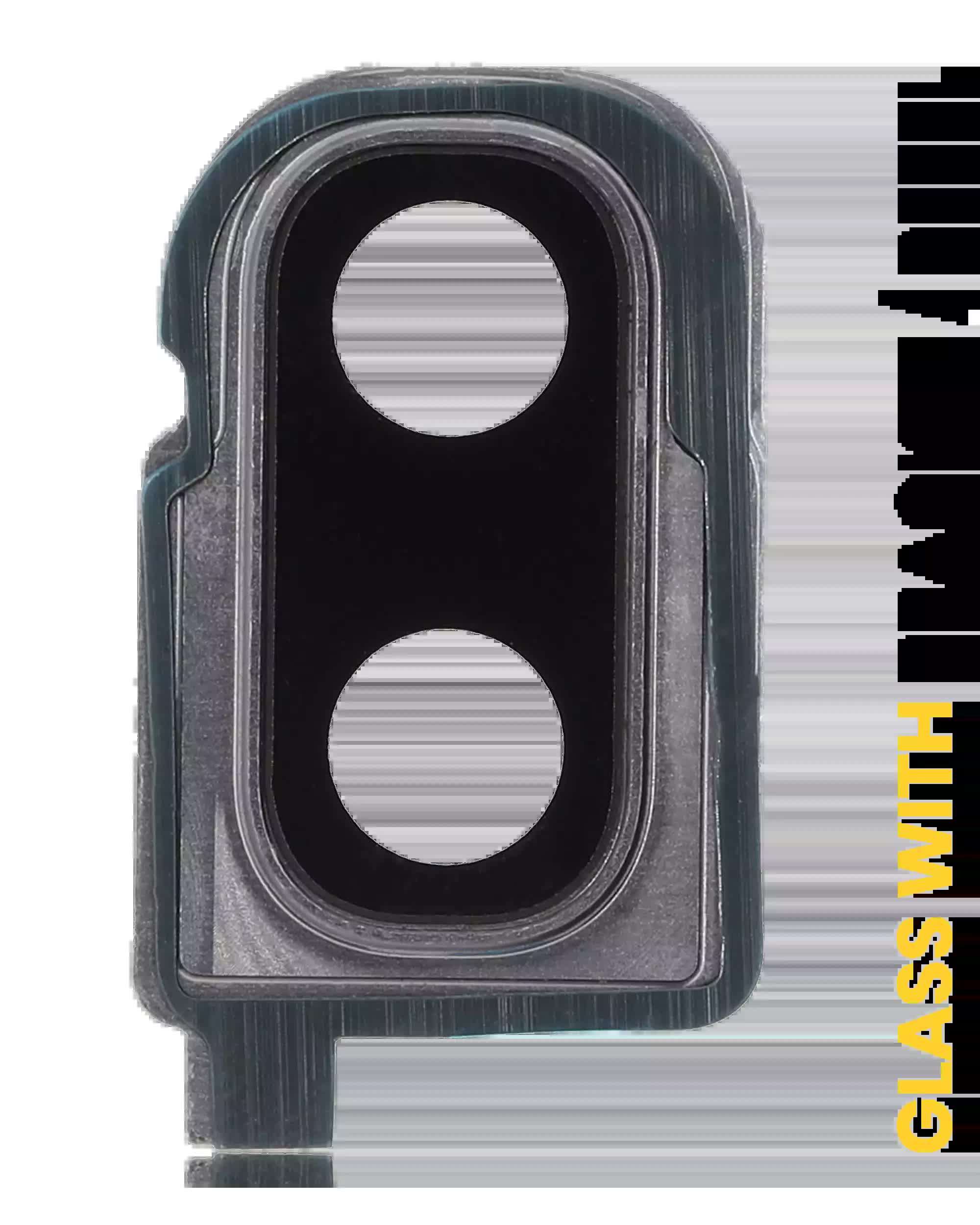 Rückkamera-Glas mit Halterung / Blende für Samsung Galaxy Z Flip 4G (F700) / Z Flip 5G (F707) (Mystic Gray)