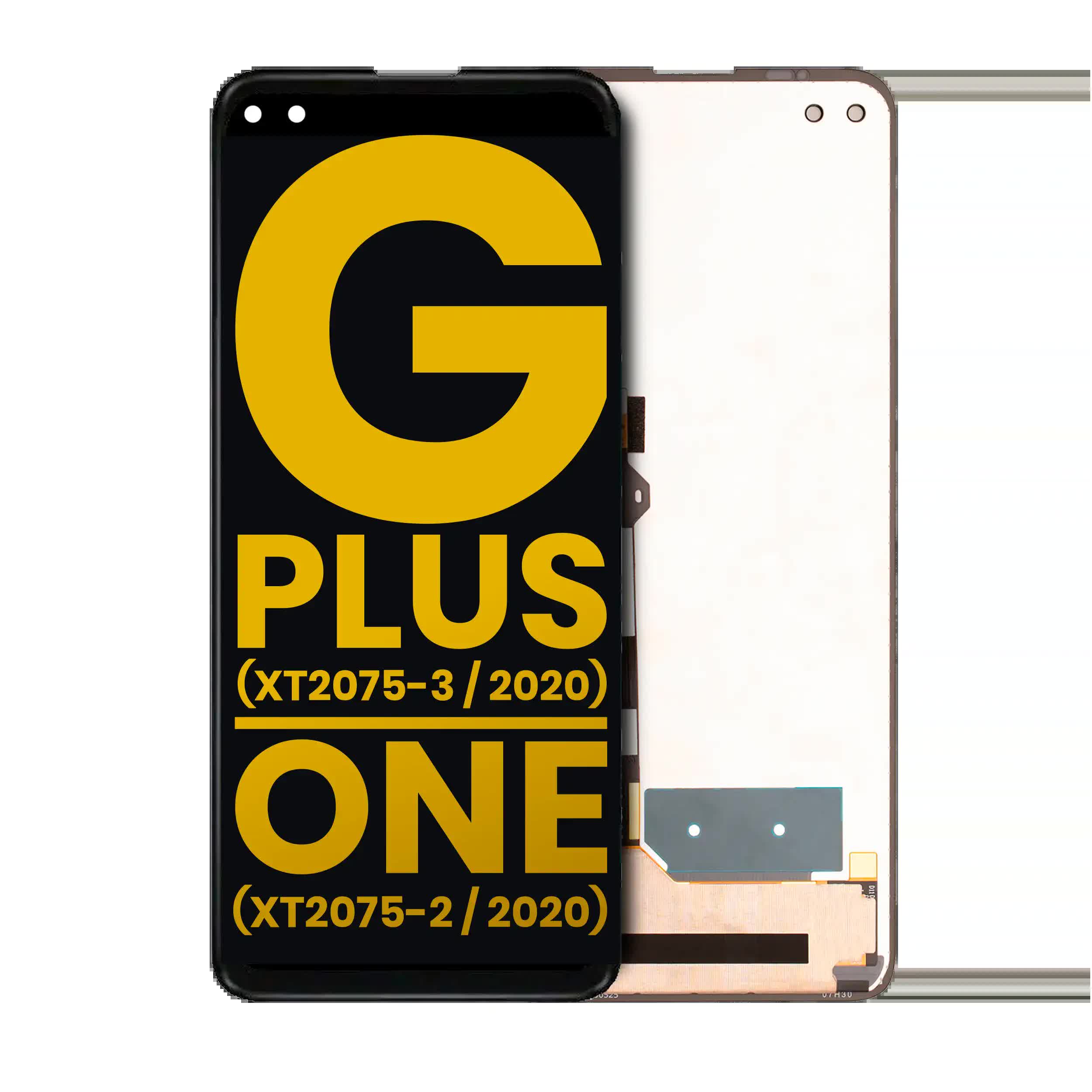 LCD Display ohne Rahmen für Motorola Moto G 5G Plus (XT2075-3 / 2020) / One 5G (XT2075-2 / 2020) (professionell aufgearbeitet)