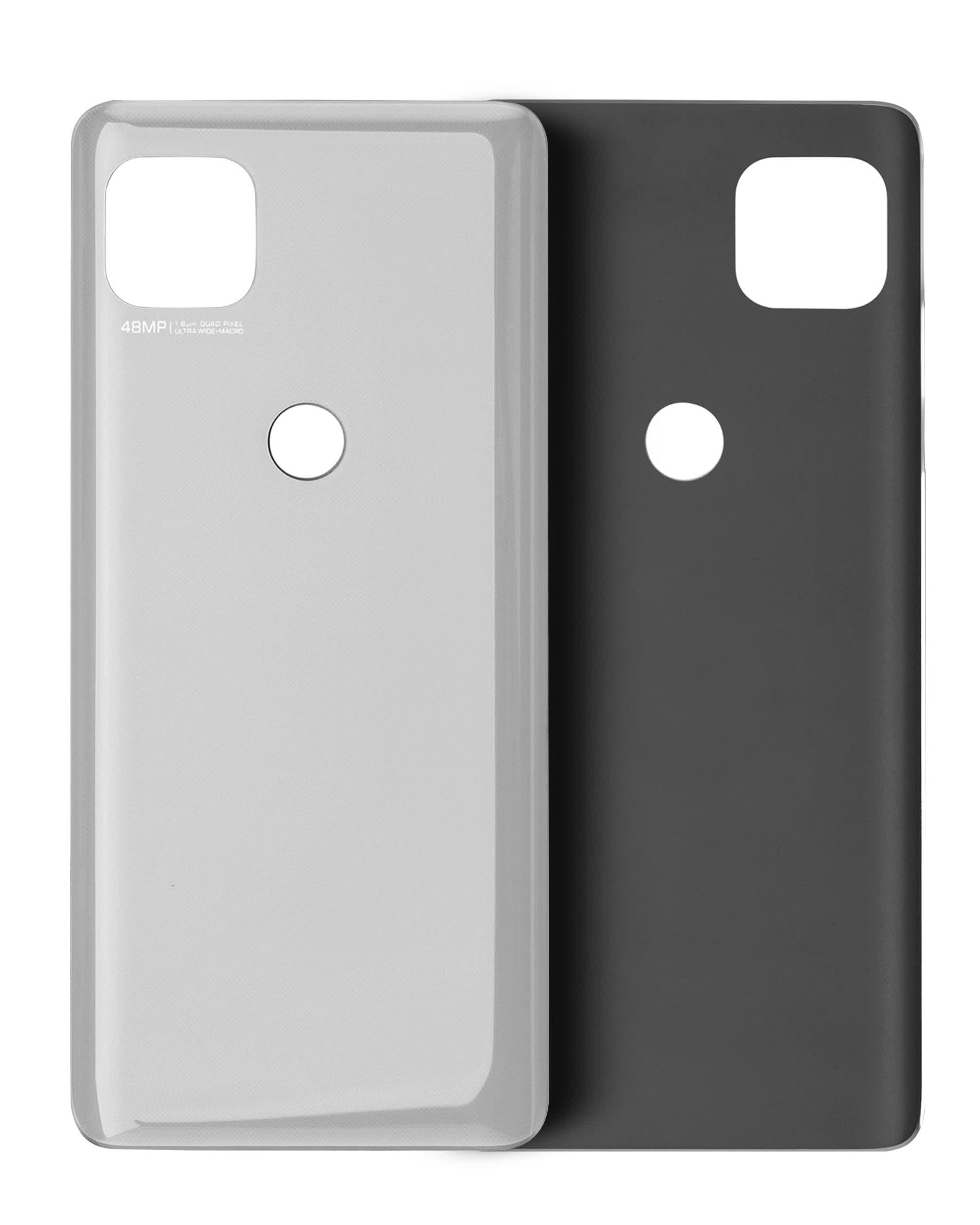 Rückdeckelglas für Motorola Moto G 5G (XT2113-3 / 2020) (Frosted Silver)