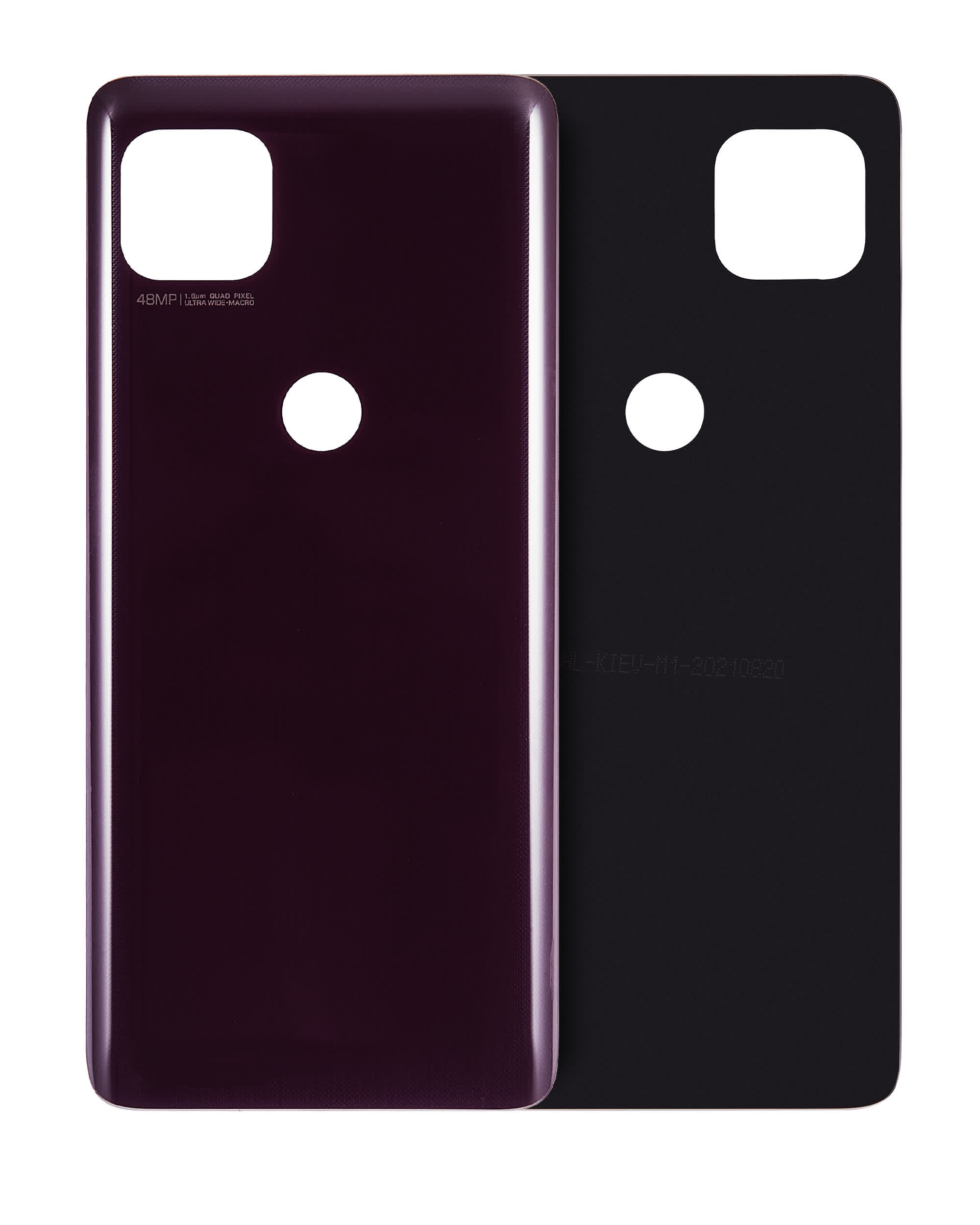 Rückdeckelglas für Motorola Moto One 5G Ace (XT2113-1/2 / 2021) (Volcanic Gray)