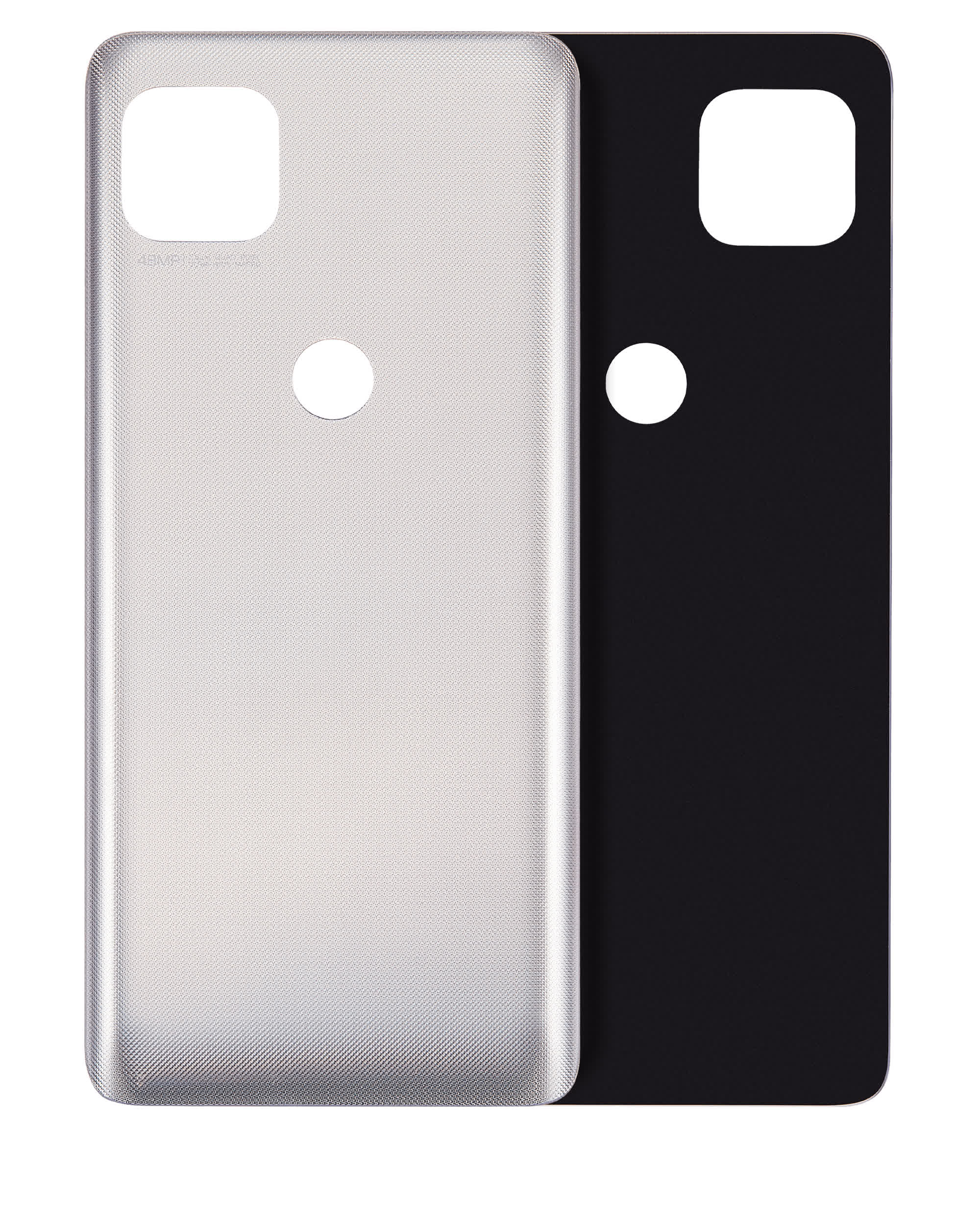 Rückdeckelglas für Motorola Moto One 5G Ace (XT2113-1/2 / 2021) (Frosted Silver)