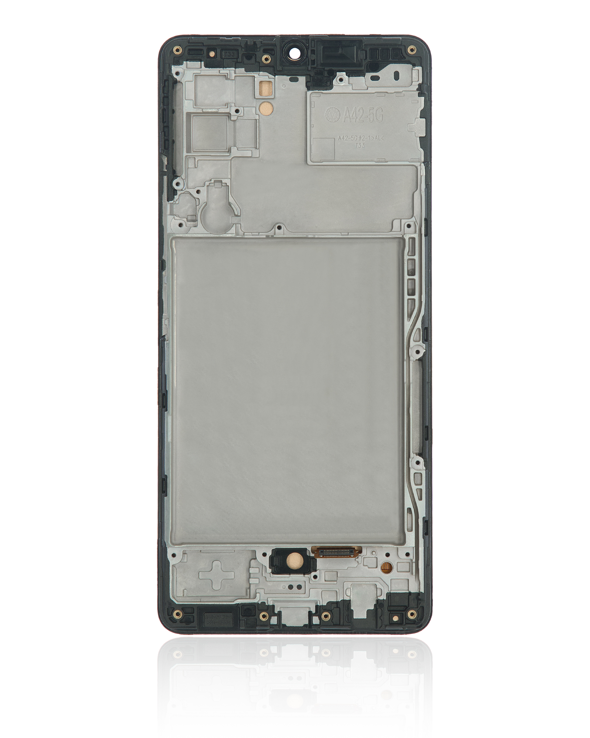 LCD Display mit Rahmen (ohne Fingerabdrucksensor) für Samsung Galaxy A42 5G (A426 / 2020) (Aftermarket: Incell) – Bild 4